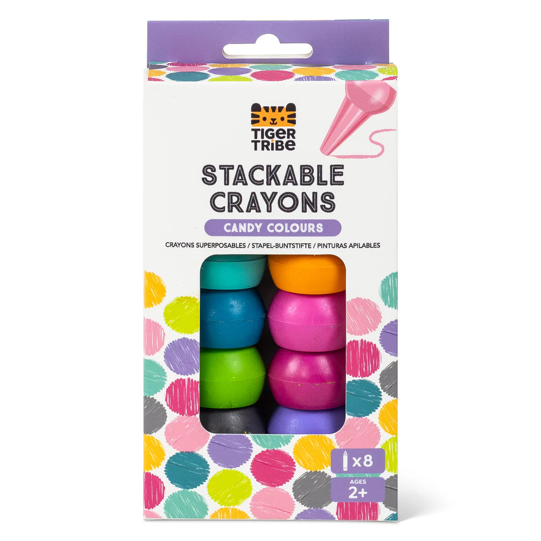 Tiger Tribe | Stackable Crayons - Candy Colours