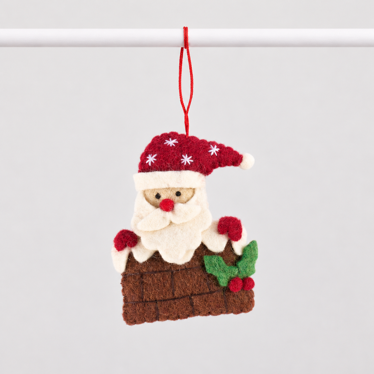 Pashom | Hanging Decoration - Santa in Chimney