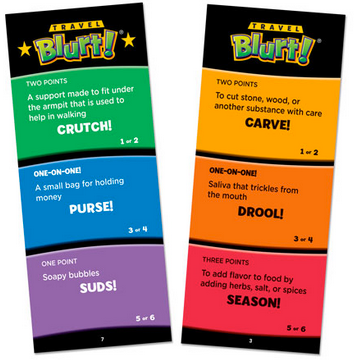 Blurt! Travel Card Game Tin