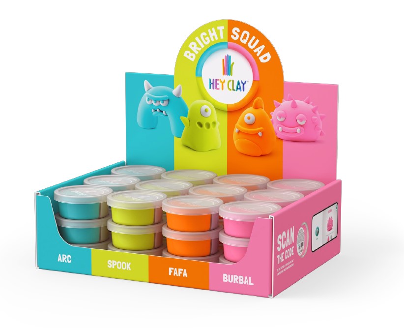 Hey Clay | Bright Squad Monsters - Single Tub