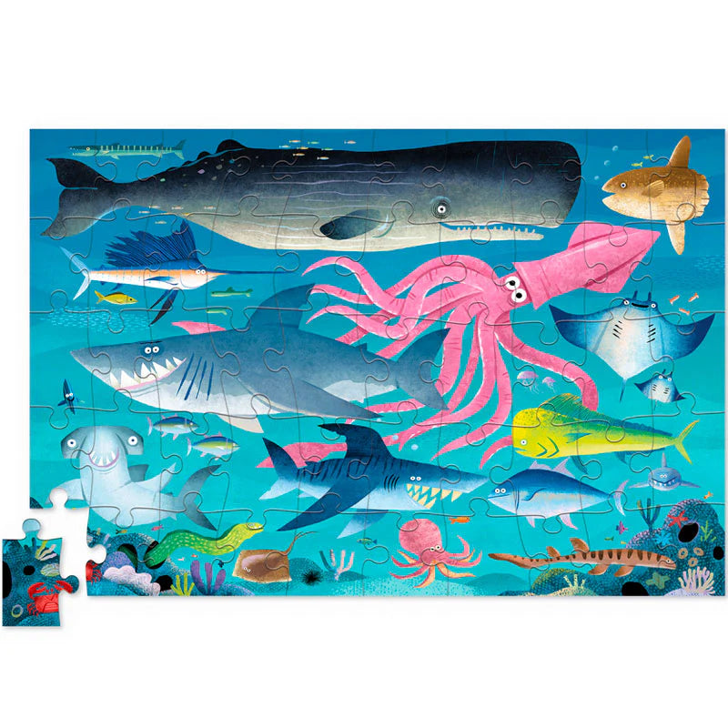 Crocodile Creek | 50pc Mini Tin Puzzle - Shark Reef