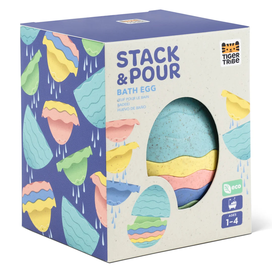 Tiger Tribe | Stack & Pour - Eco Bath Egg