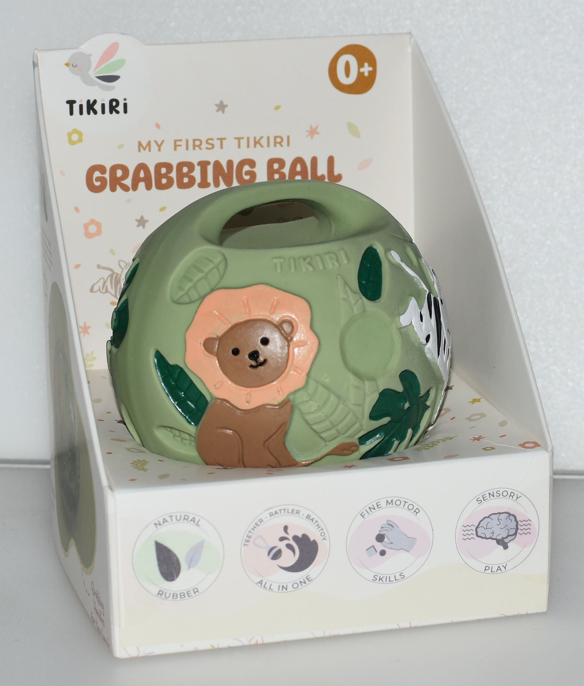 Tikiri | Rubber Grabbing Ball - Safari