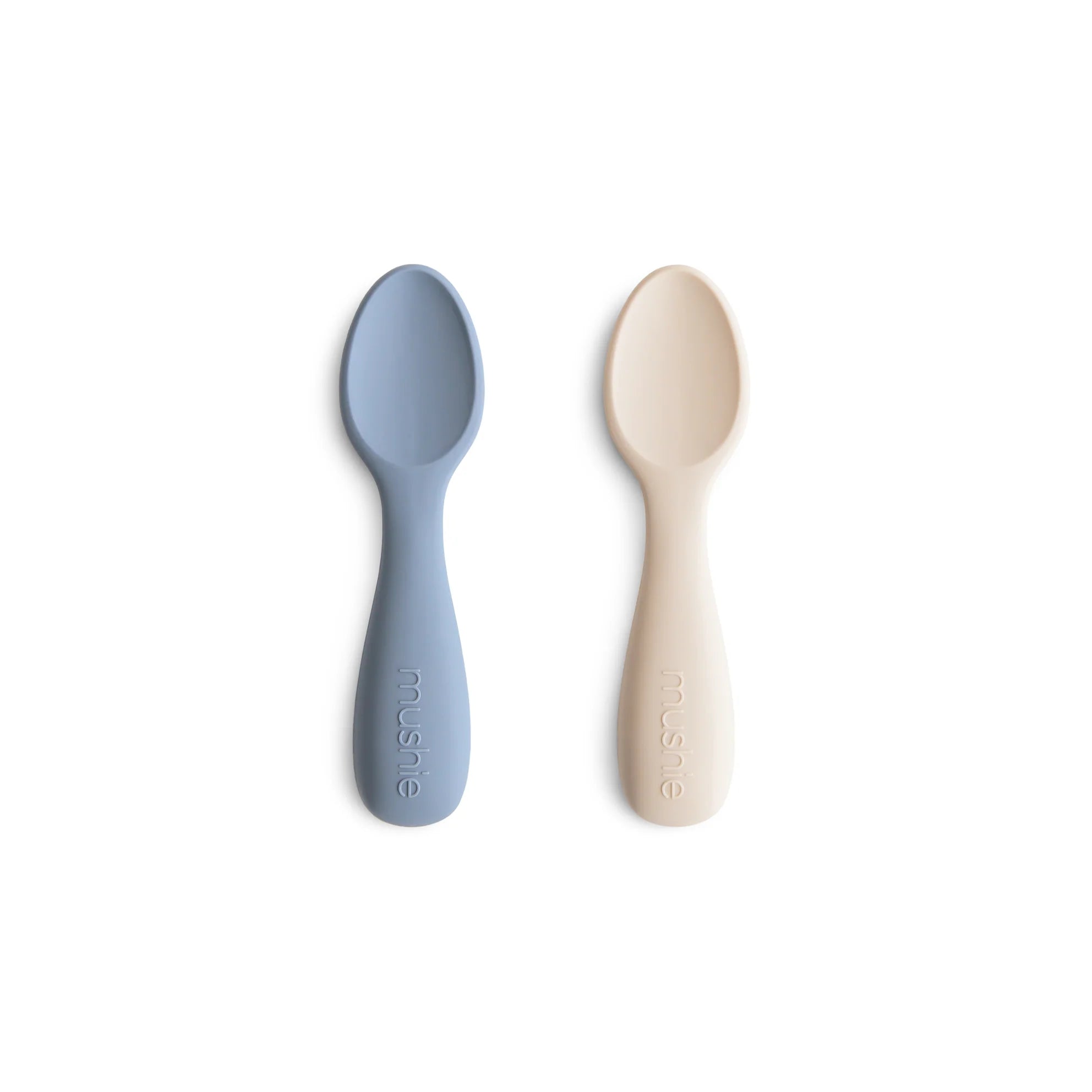 Mushie | Silicone Toddler Starter Spoon - 2pk