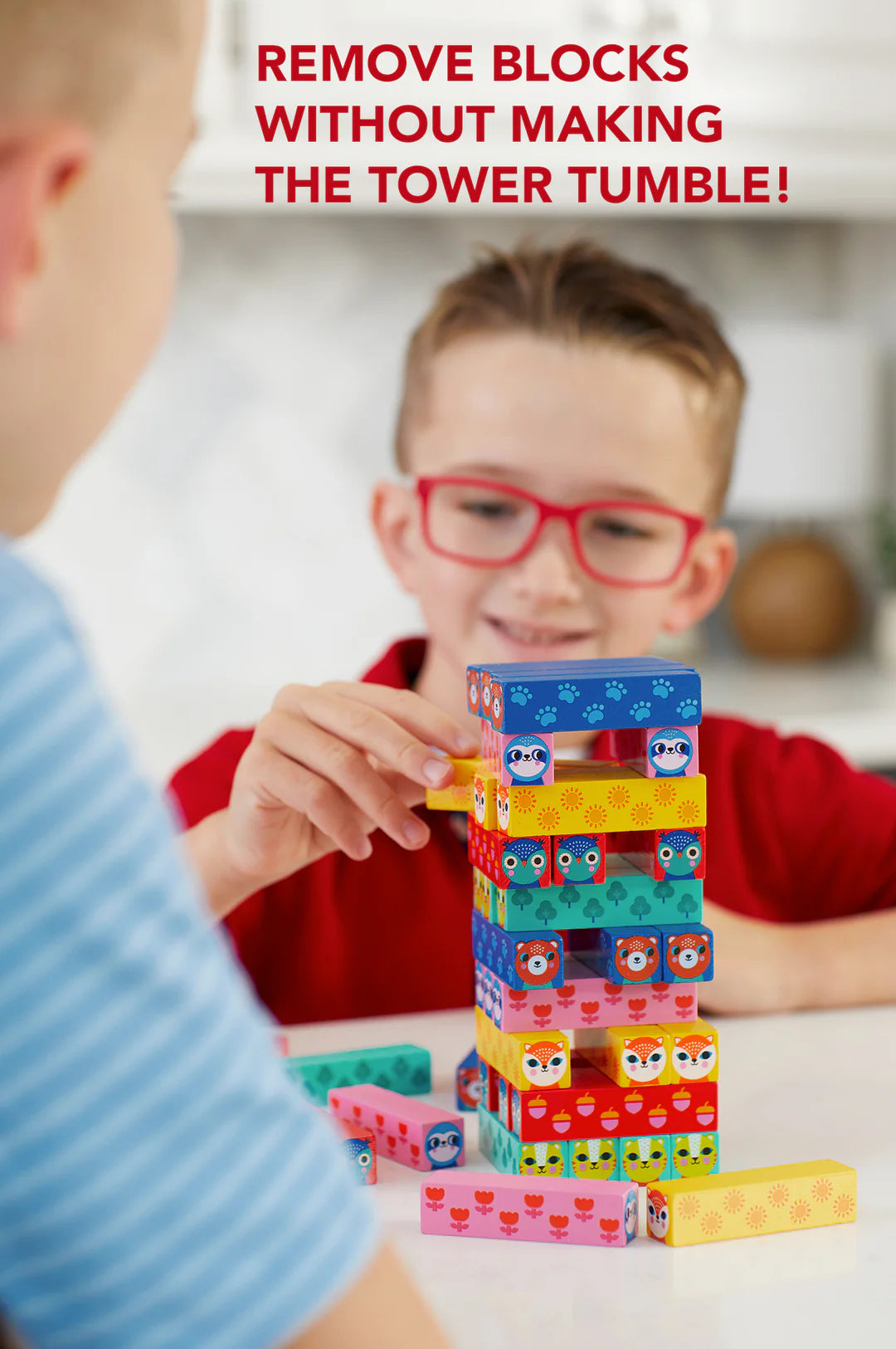 Mud Puppy | Wild Wobble! Wooden Tumbling Tower