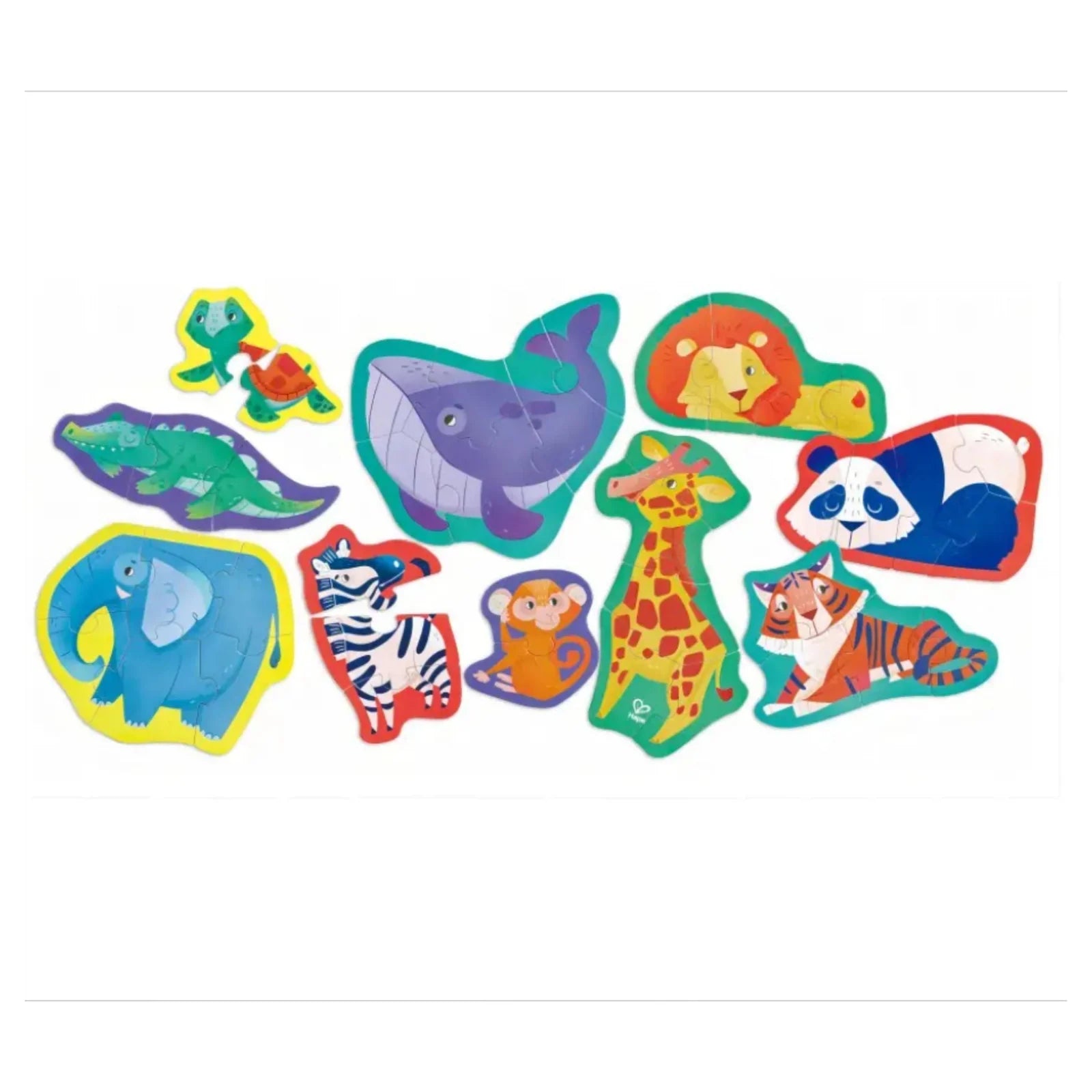 Hape | Level Up Puzzle Set - Jungle Friends