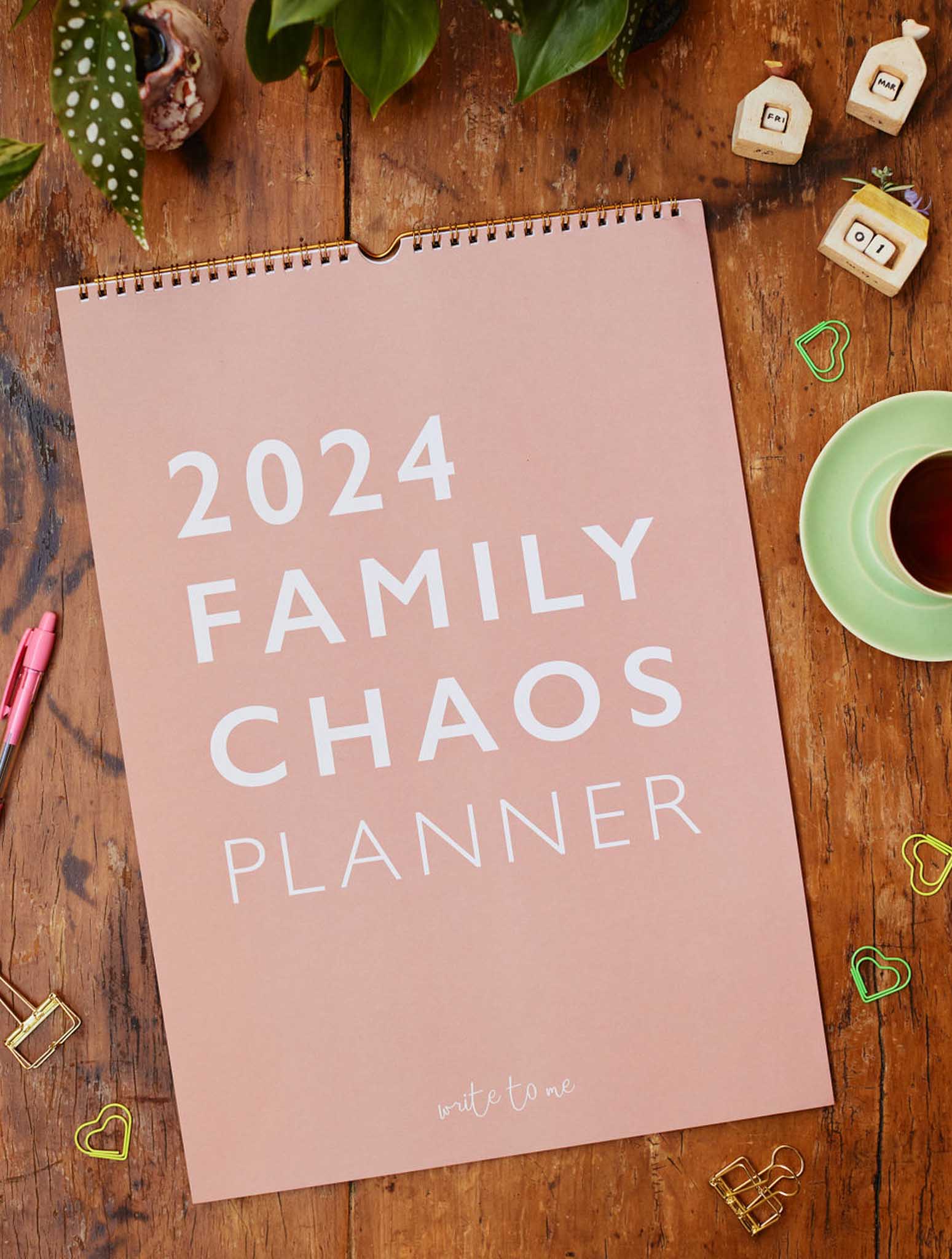 Write to Me | 2024 Family Chaos Wall Planner