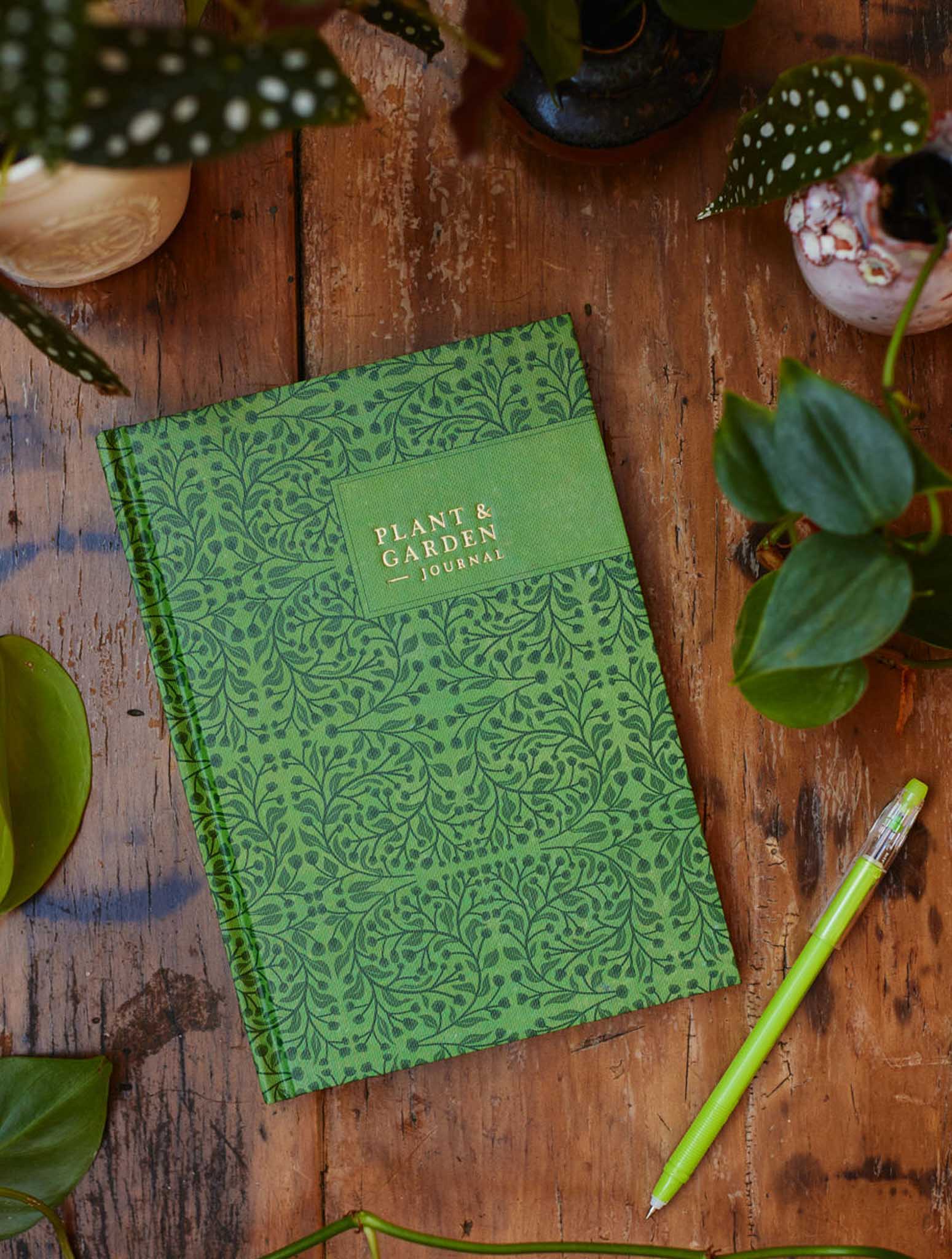 Write to Me | Plant & Garden Tracker Journal - Green