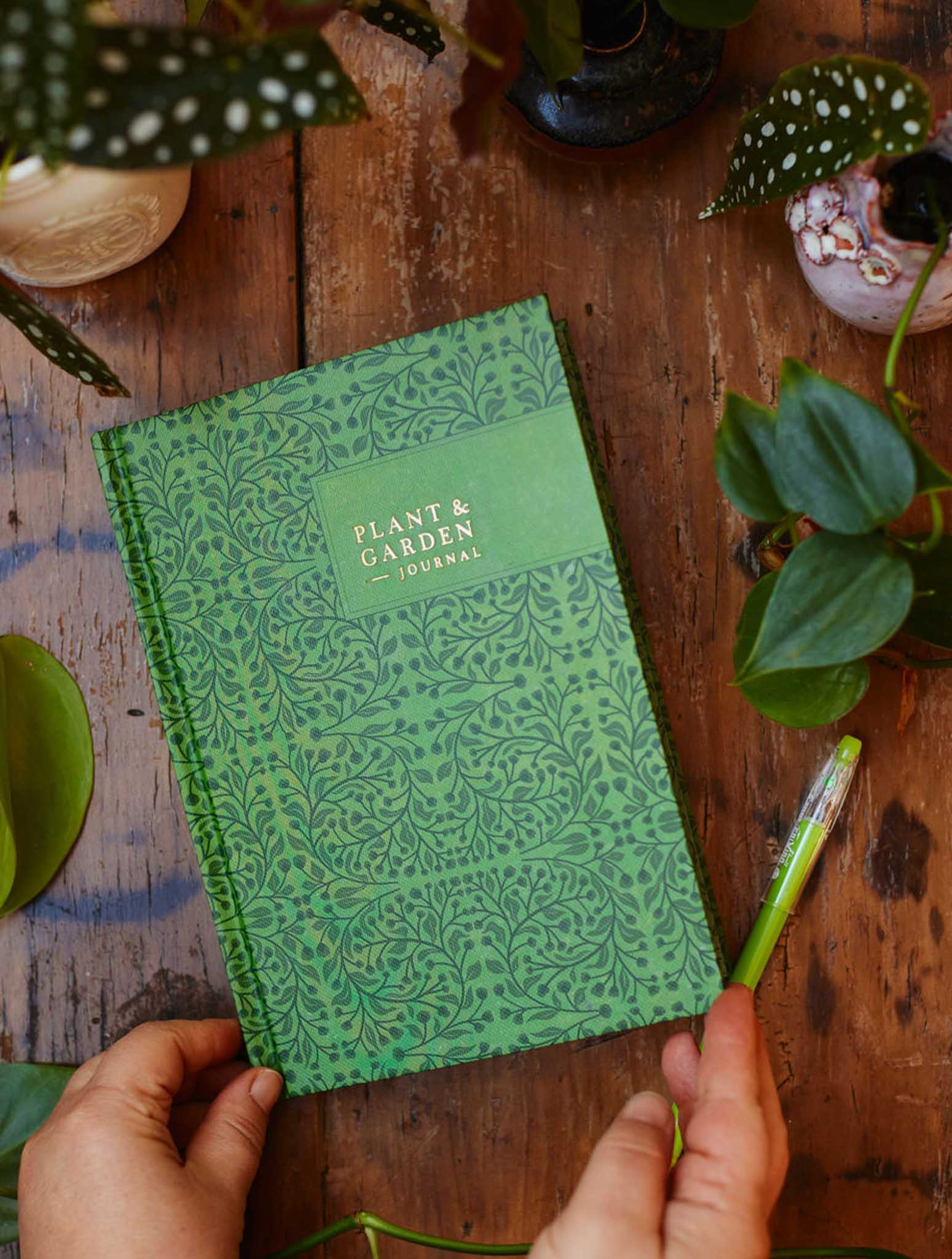 Write to Me | Plant & Garden Tracker Journal - Green