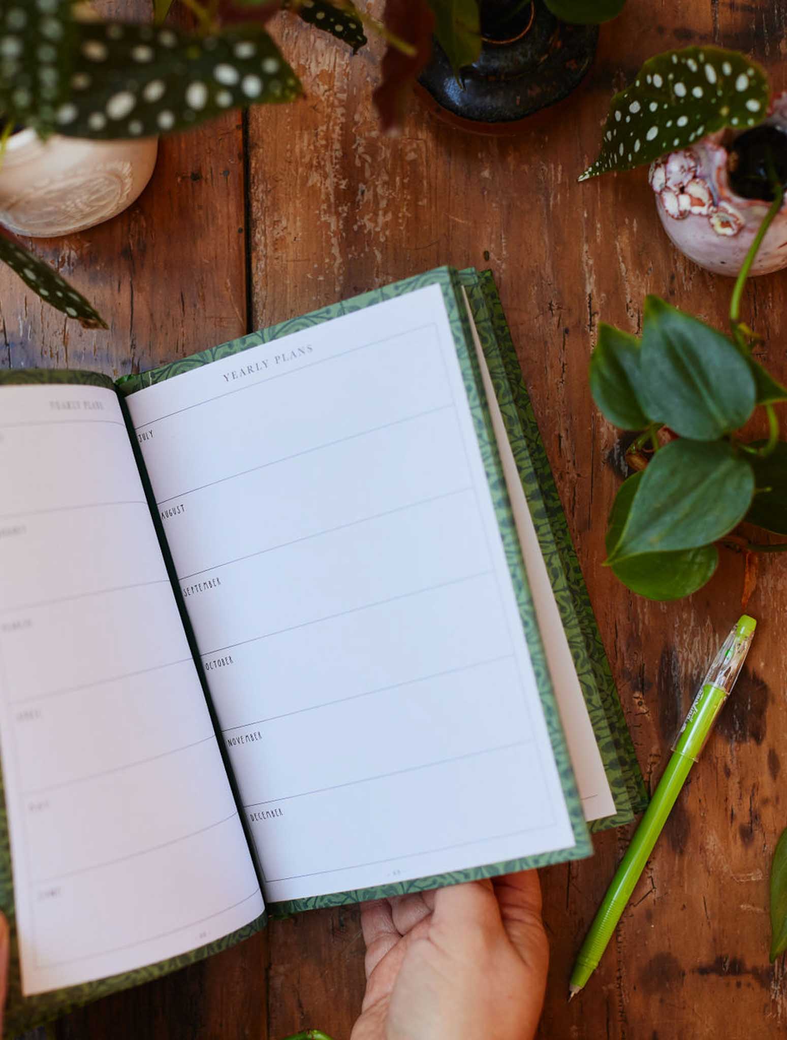 Write to Me | Plant & Garden Tracker Journal - Green