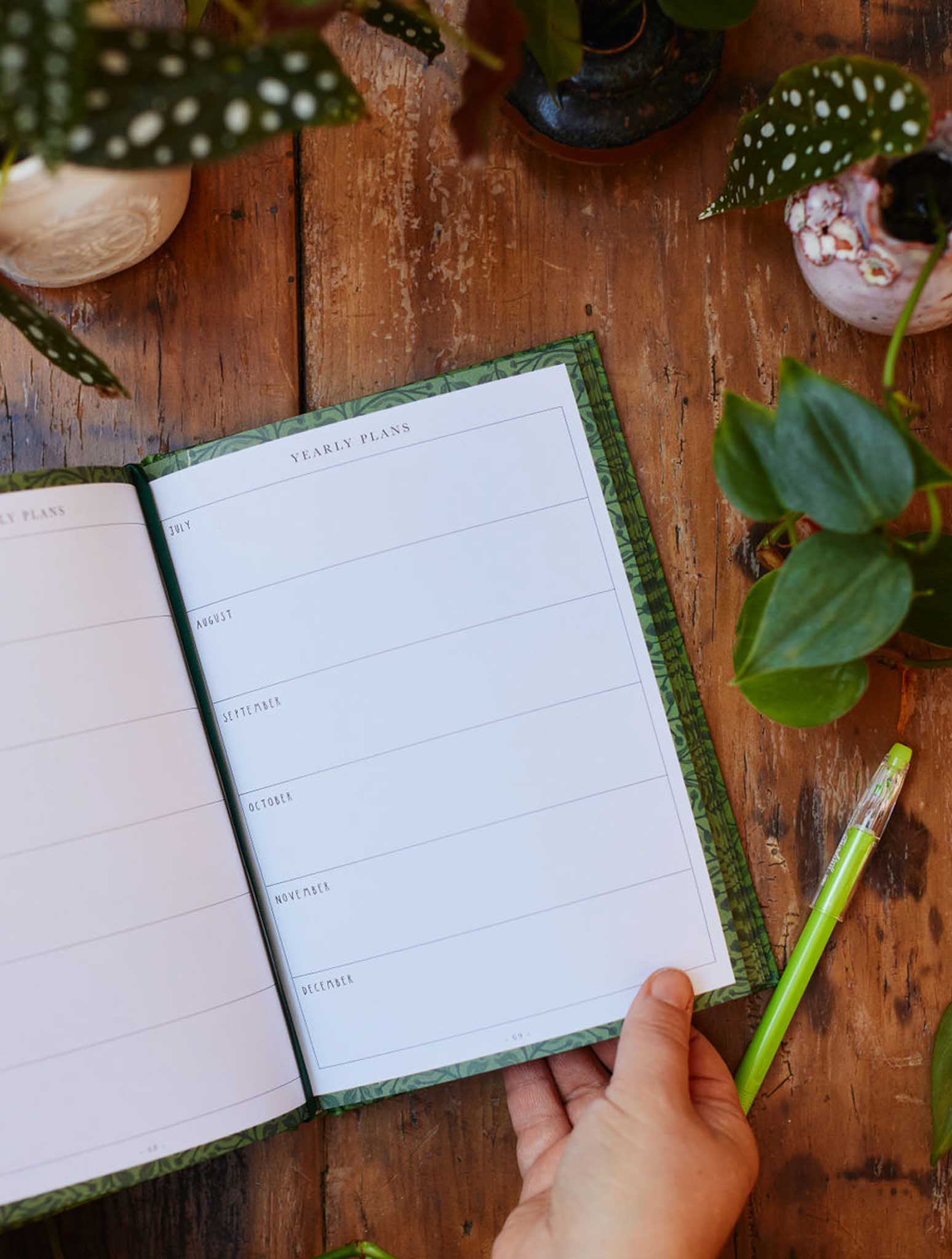 Write to Me | Plant & Garden Tracker Journal - Green