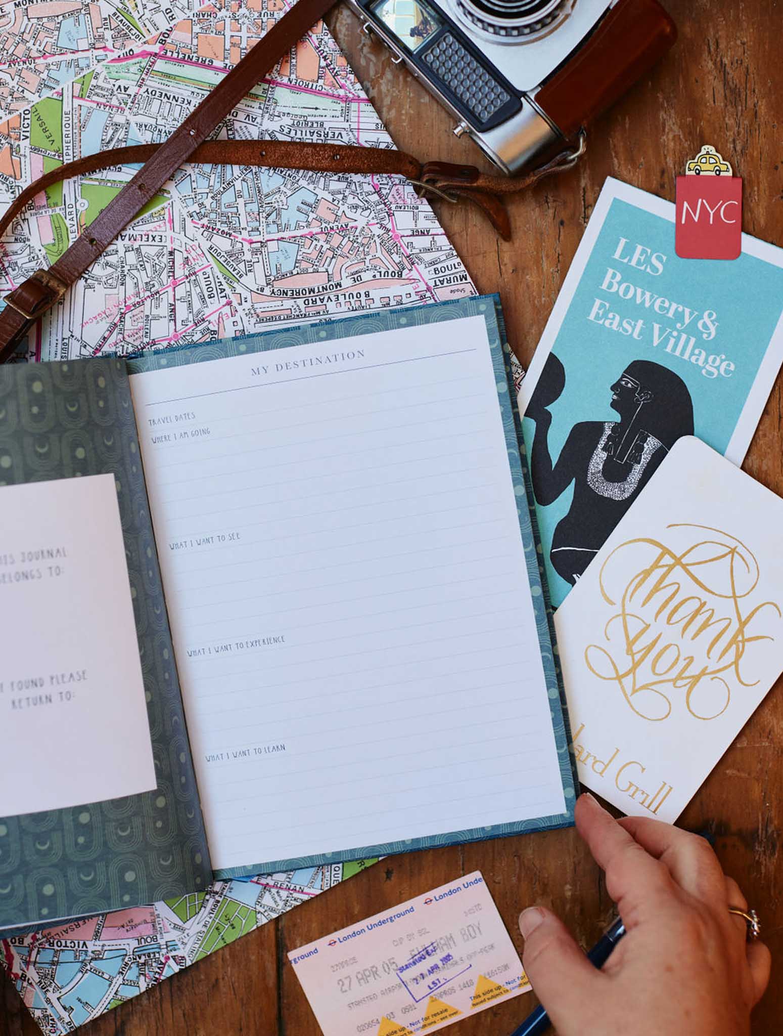 Write to Me | My Travel Journal - Blue