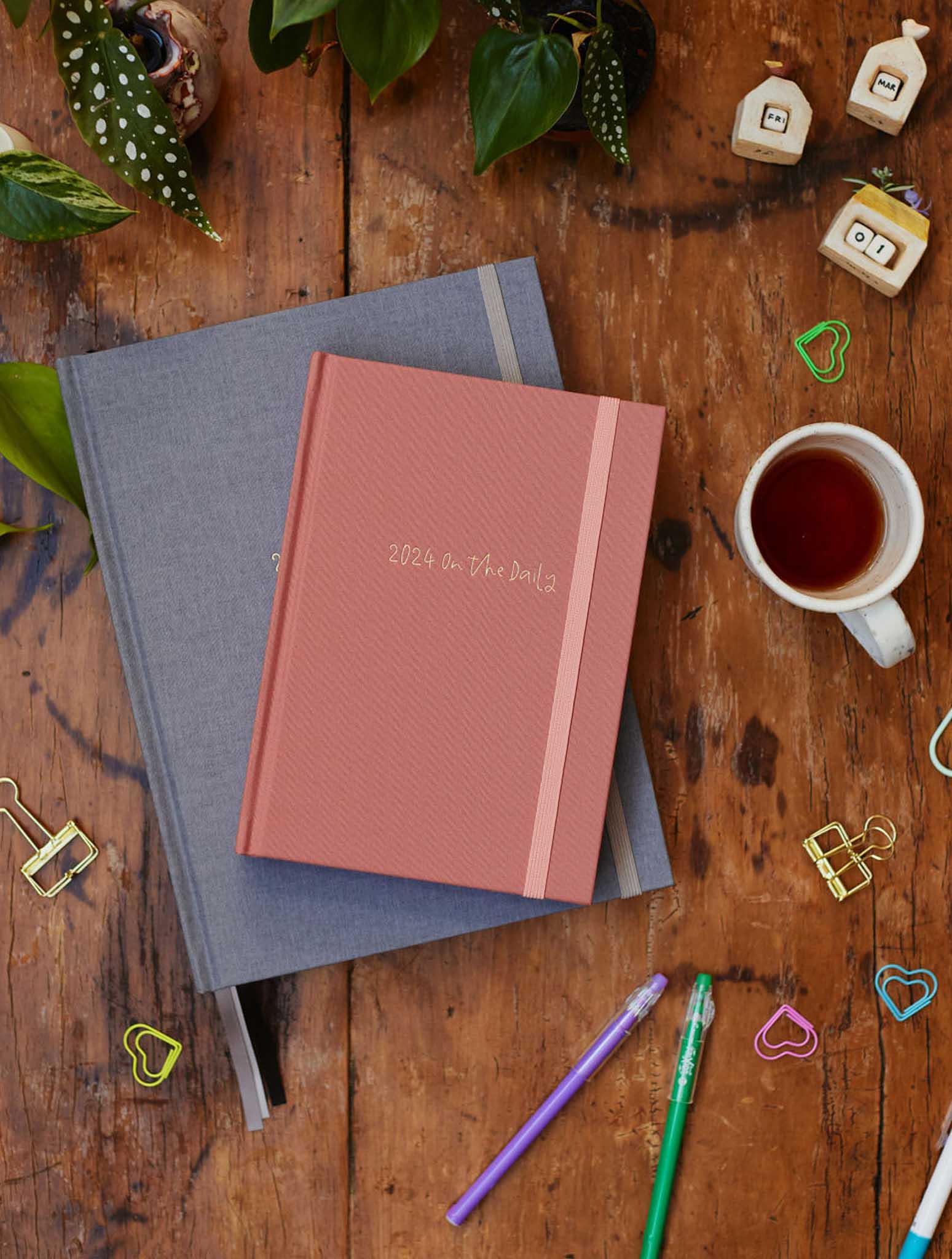 Write to Me | 2024 On the Daily Planner - Blush