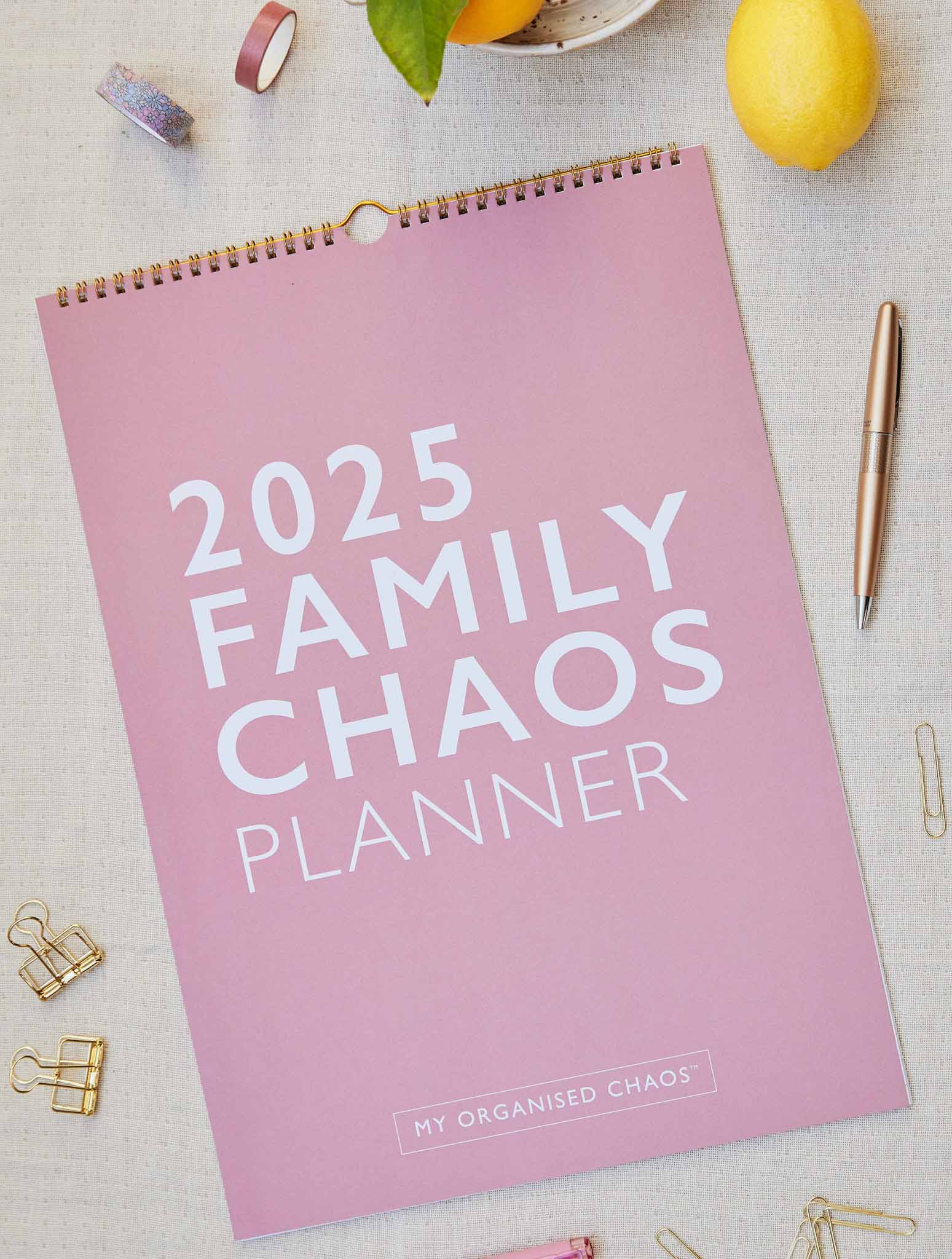 Write to Me | 2025 Family Chaos Wall Planner