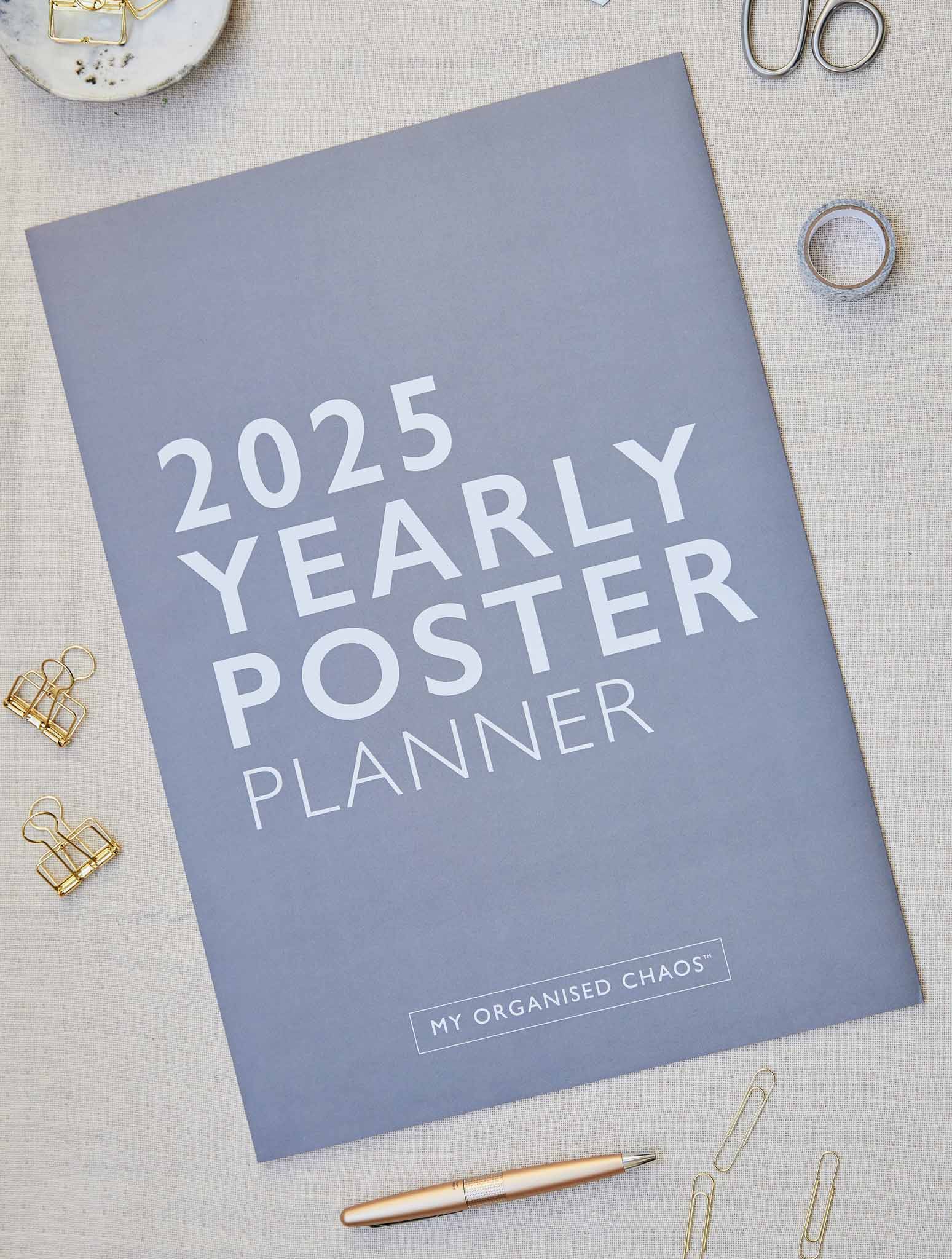 Write to Me | 2025 Yearly Wall Planner - Poster