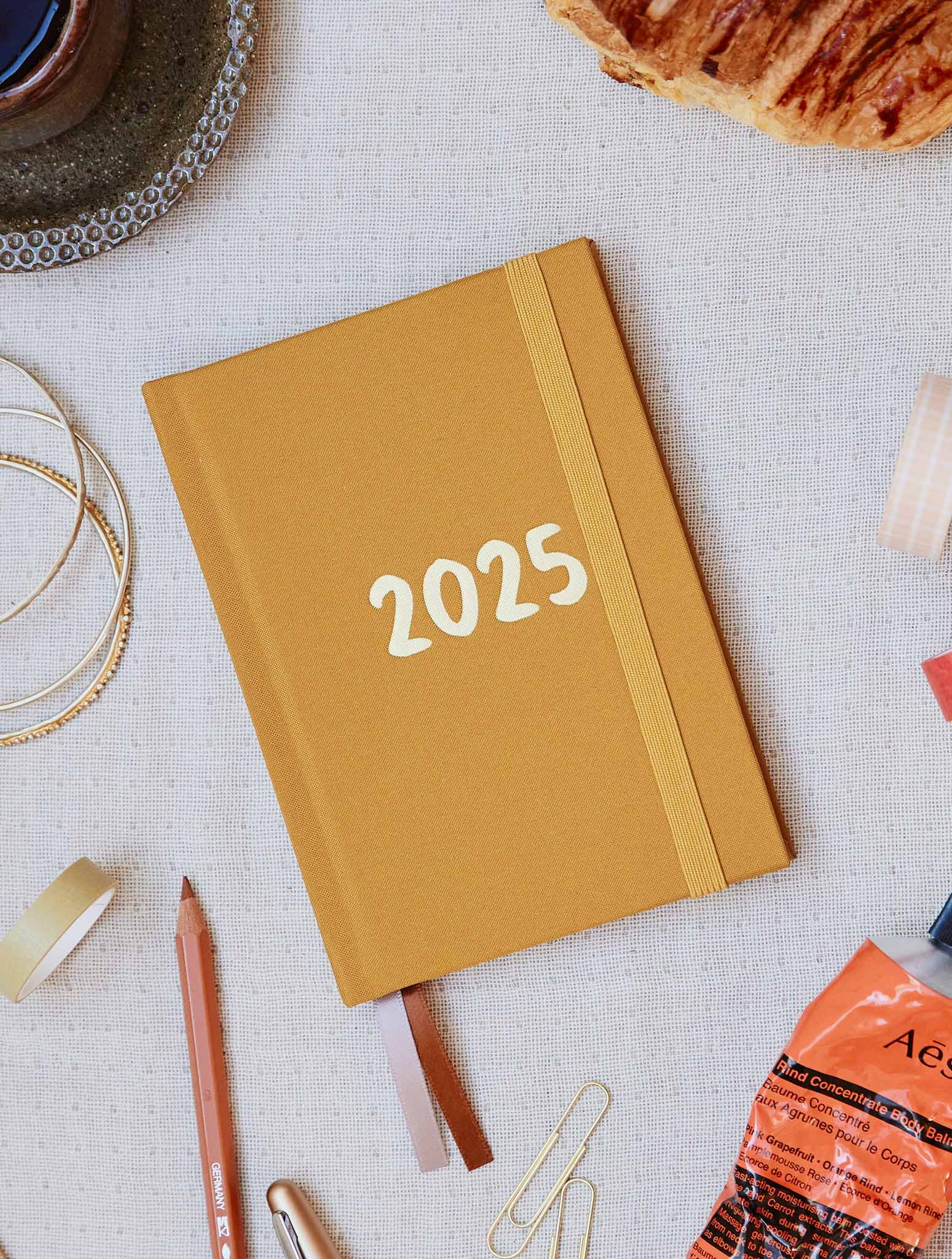 Write to Me | 2025 Pocket Planner - Mustard