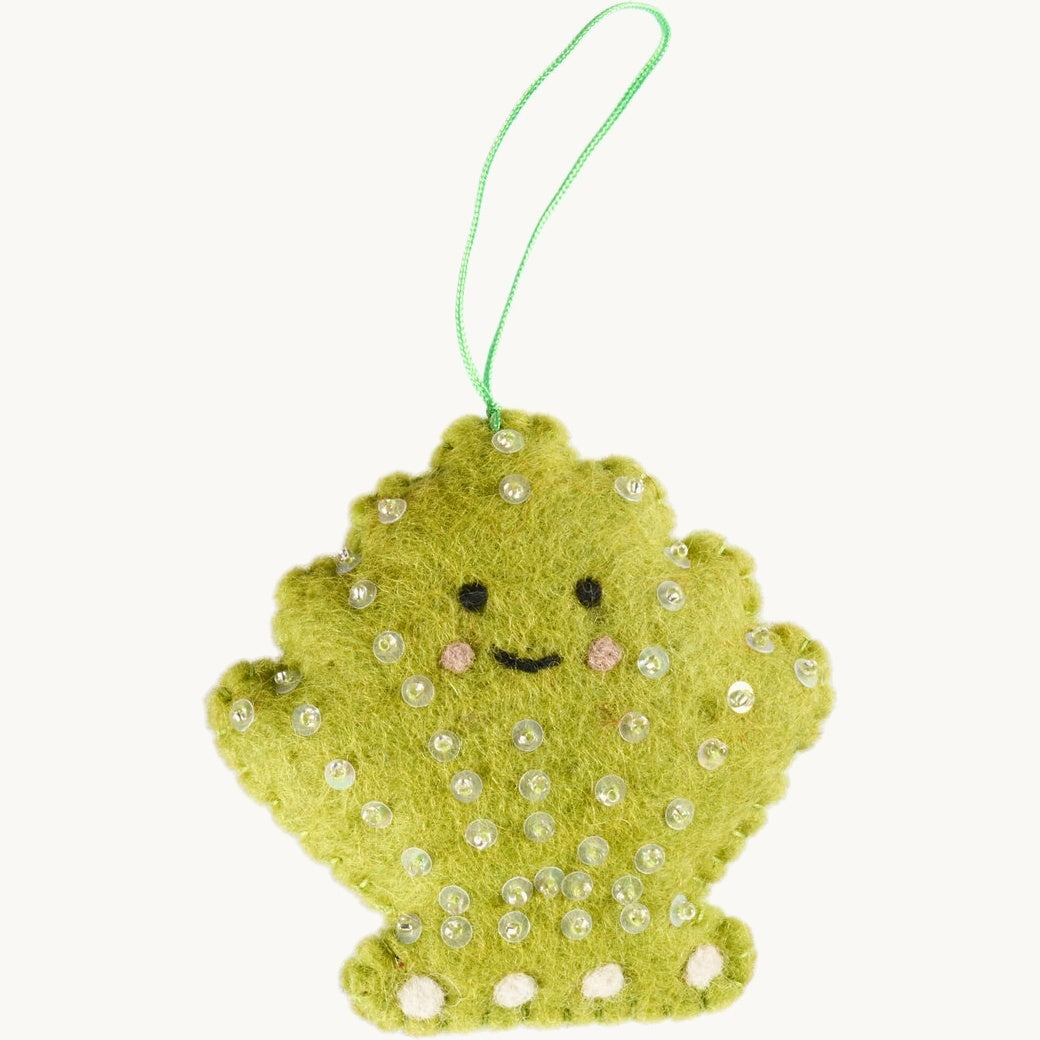 Pashom | Hanging Decoration - Clamshell - Green