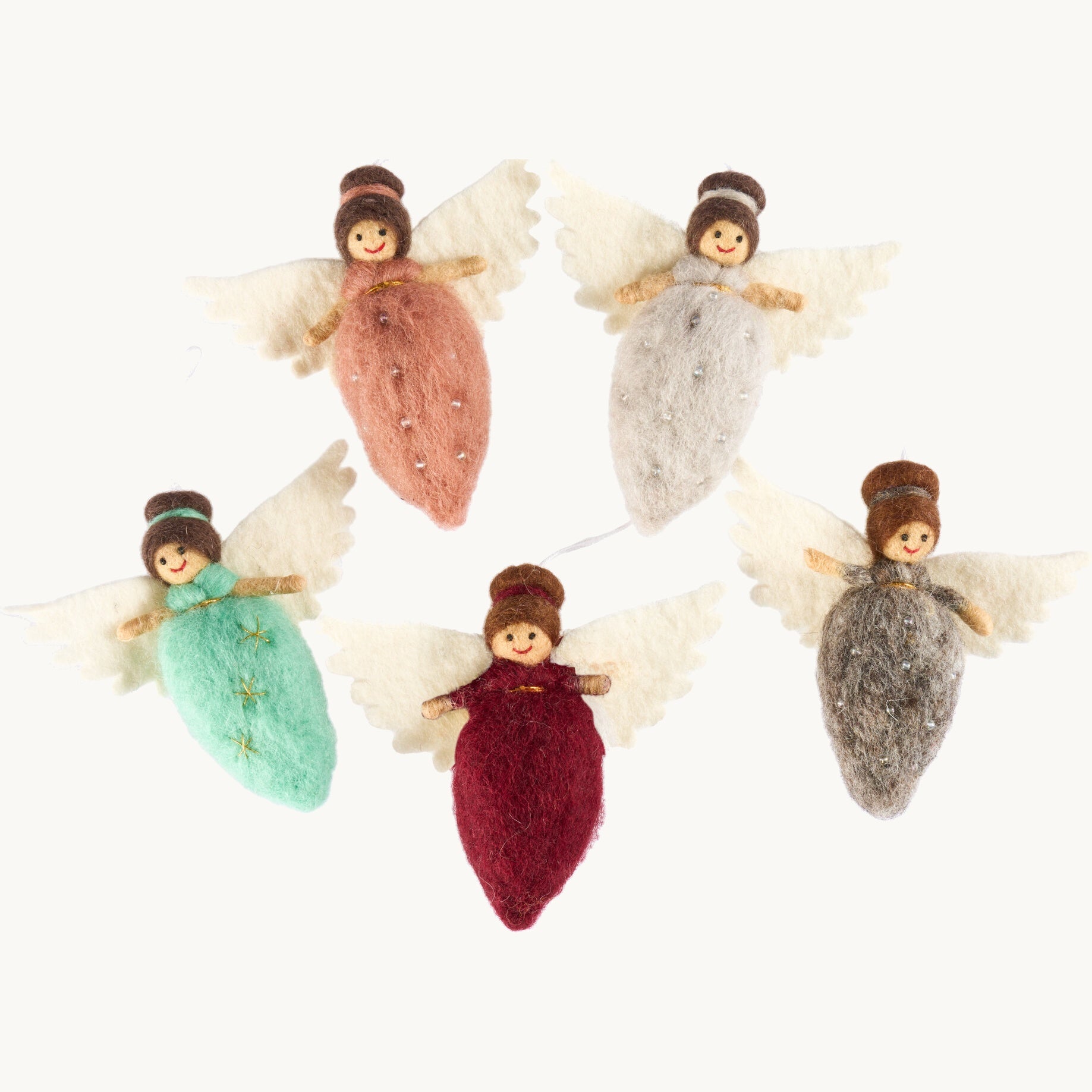 Pashom | Hanging Decoration - Needle Felted Angel
