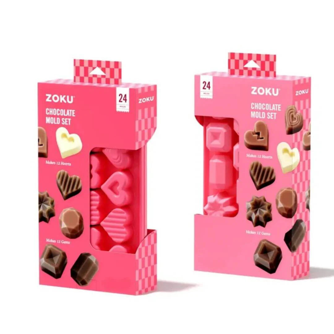 Zoku | Chocolate Mold Set - Hearts & Gems