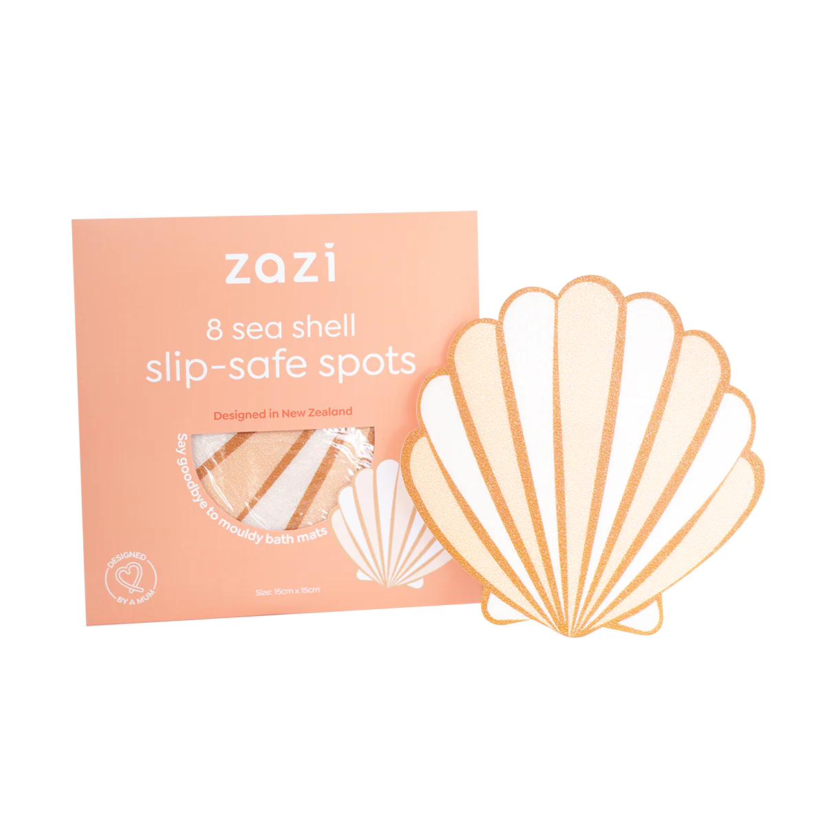 Zazi | Slip-Safe Bath Spots - Sea Shell