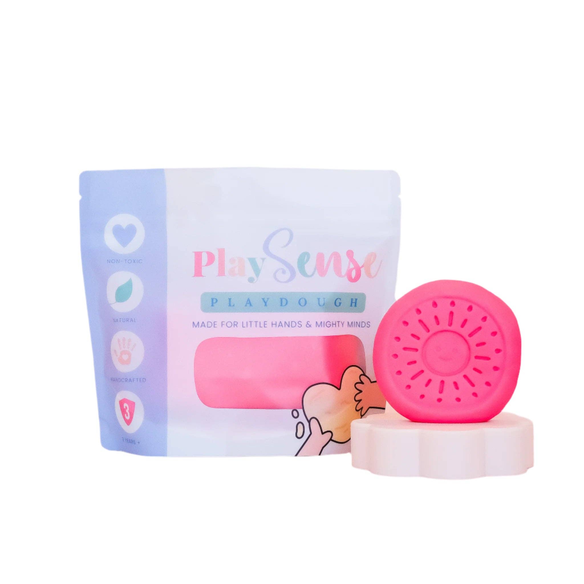 Play Sense | Dough - Bright Pink (Raspberry Candy Scented)