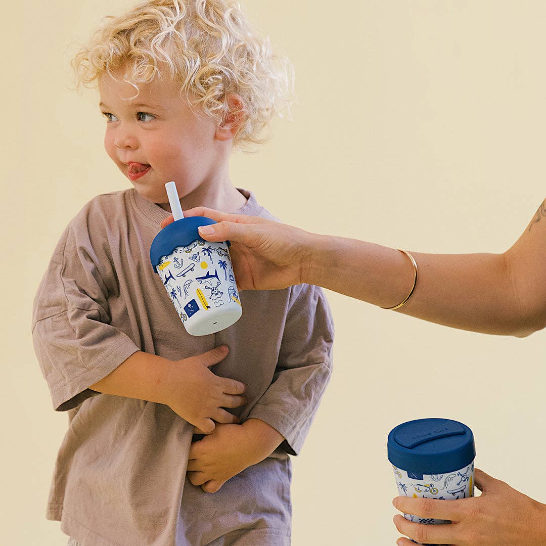 Chino Club | Rad Times - Mini Smoothie Cup & Straw 200ml