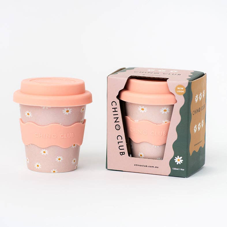 Chino Club | Pink Daisy - Babychino Cup 4oz