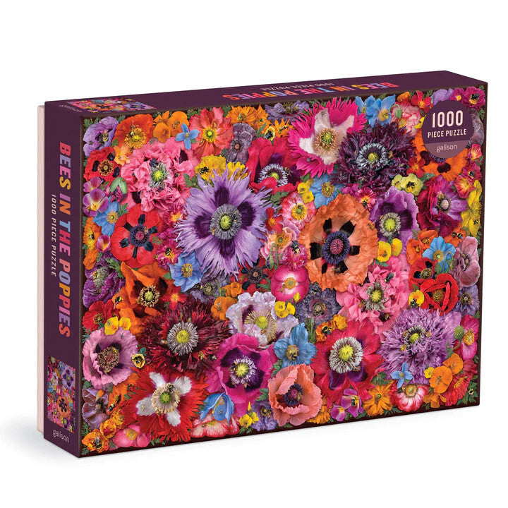 Galison | 1000pc Puzzle - Bees in the Poppies