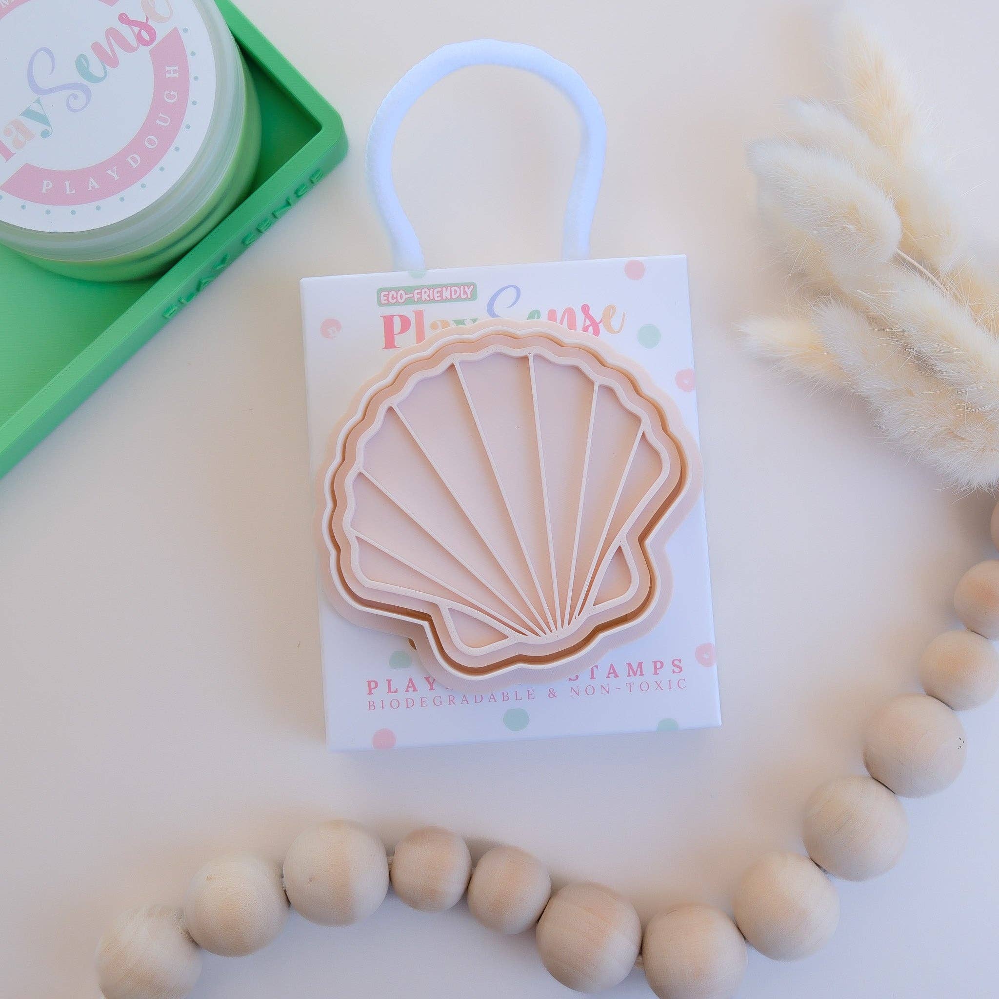 Play Sense | Eco Playdough Stamp - Sea Shell