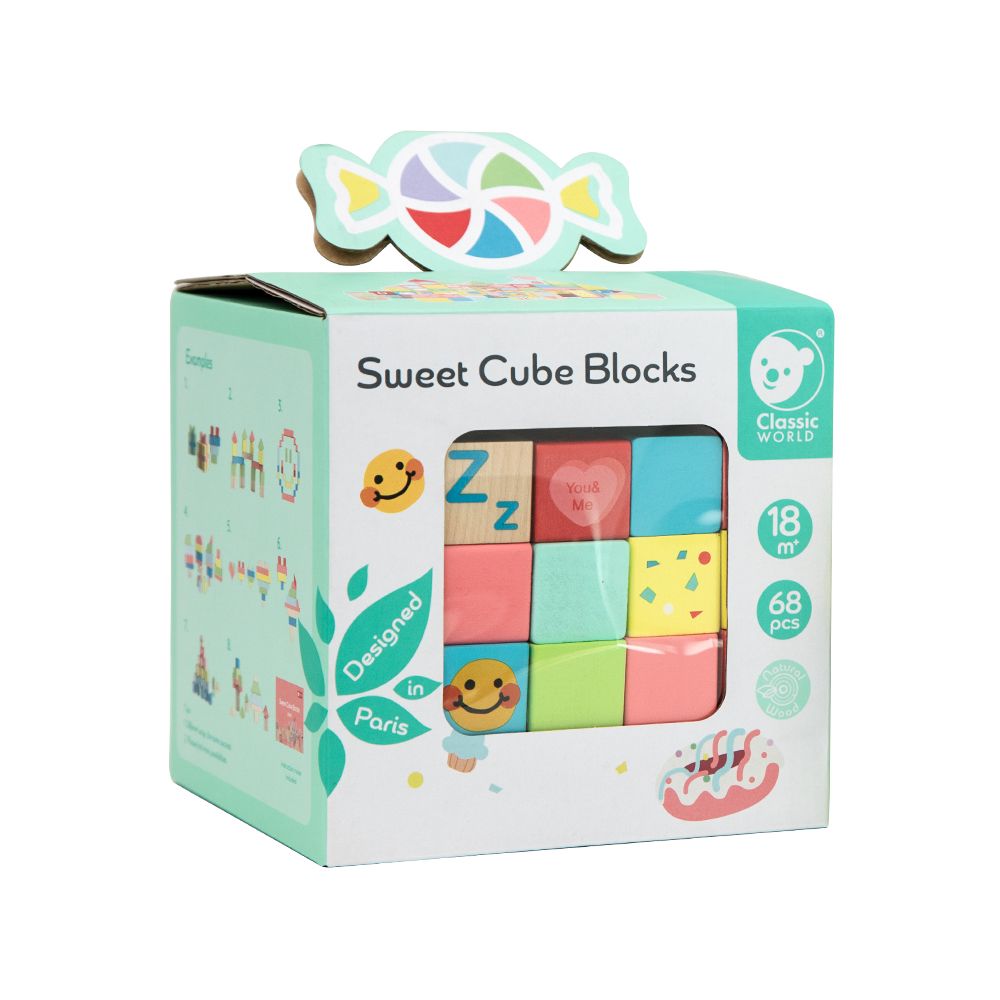 Classic World | Sweet Cube Blocks - 68pc