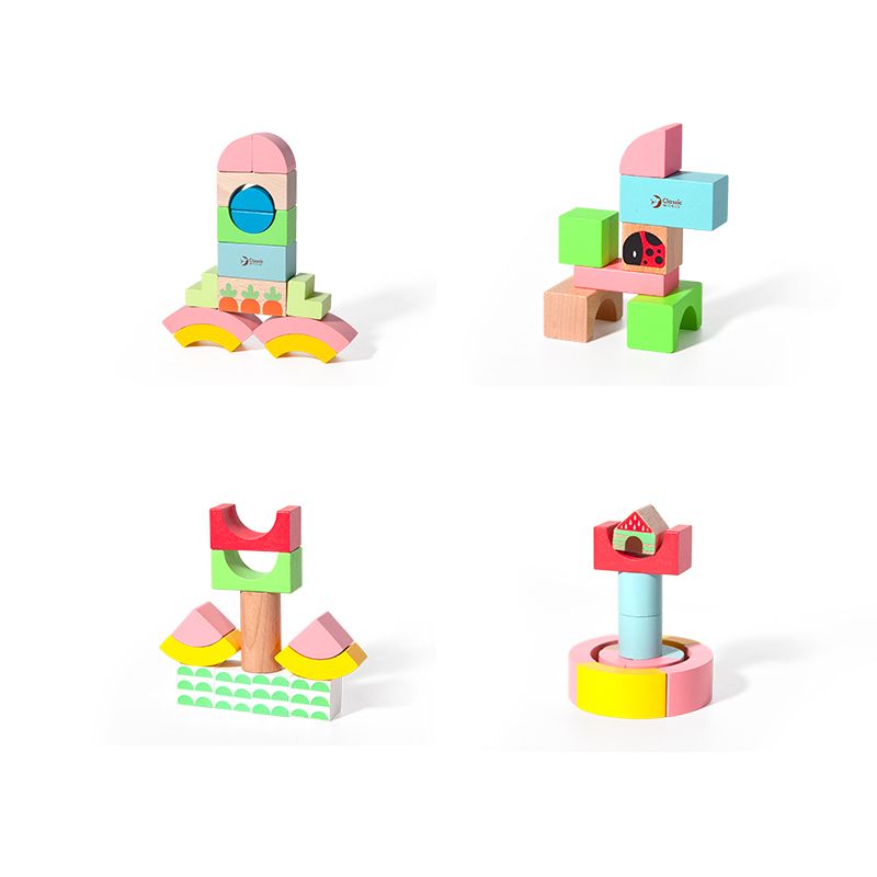 Classic World | Rainbow Garden Blocks - 40pc