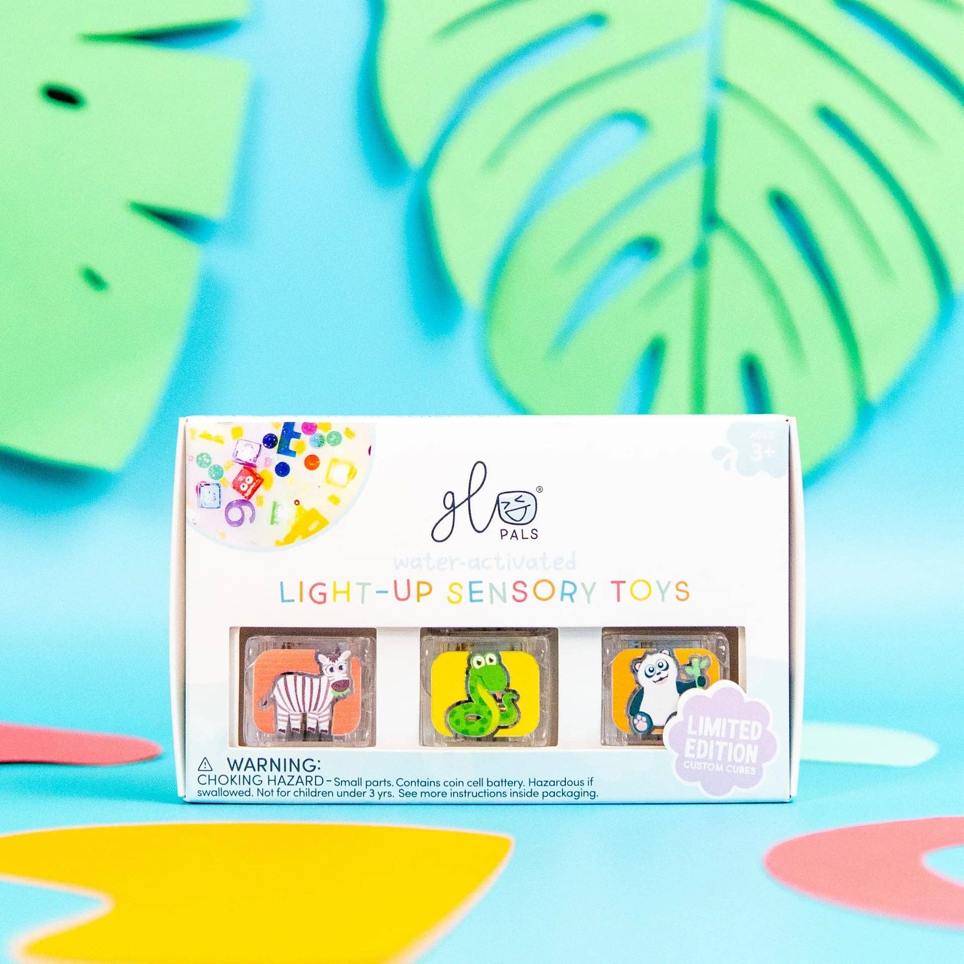 Glo Pals | Limited Edition Light-Up Cubes - Zoo Animals 6pk