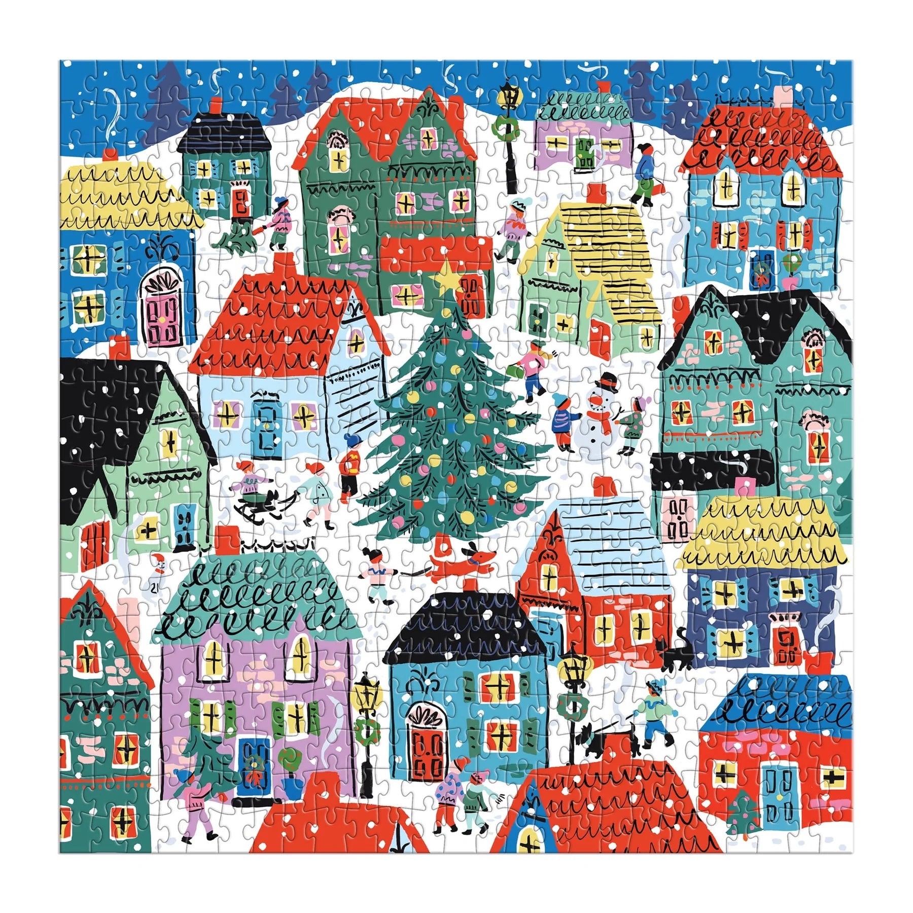 Galison | 500pc Puzzle - Christmas in the Village House