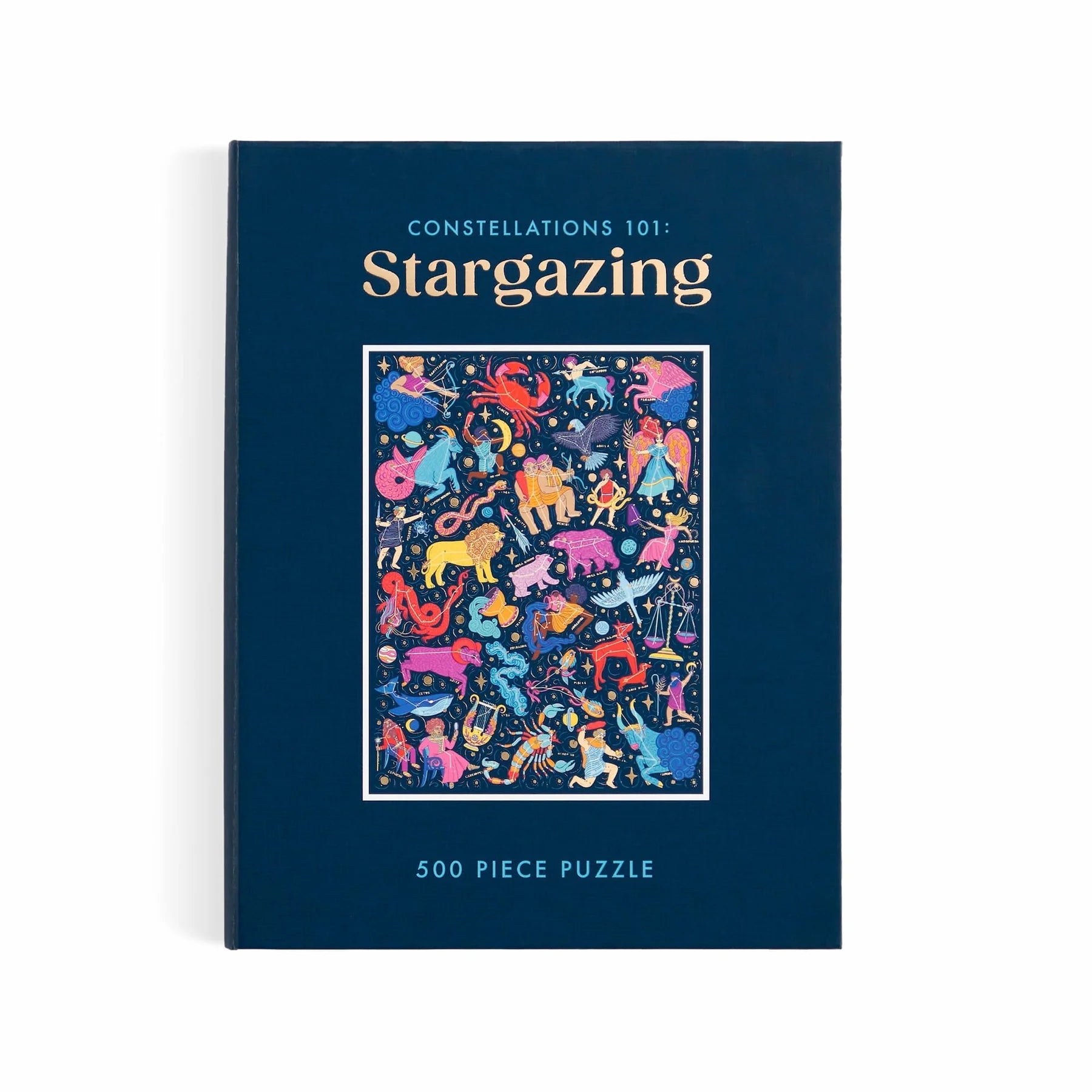 Galison | 500pc Puzzle - Constellations 101: Stargazing Book Puzzle