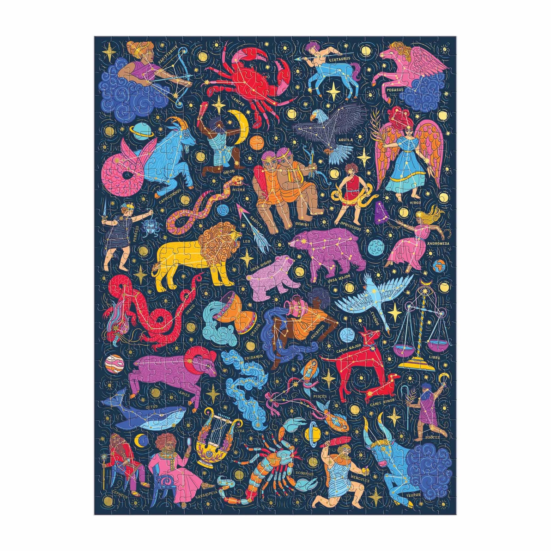 Galison | 500pc Puzzle - Constellations 101: Stargazing Book Puzzle