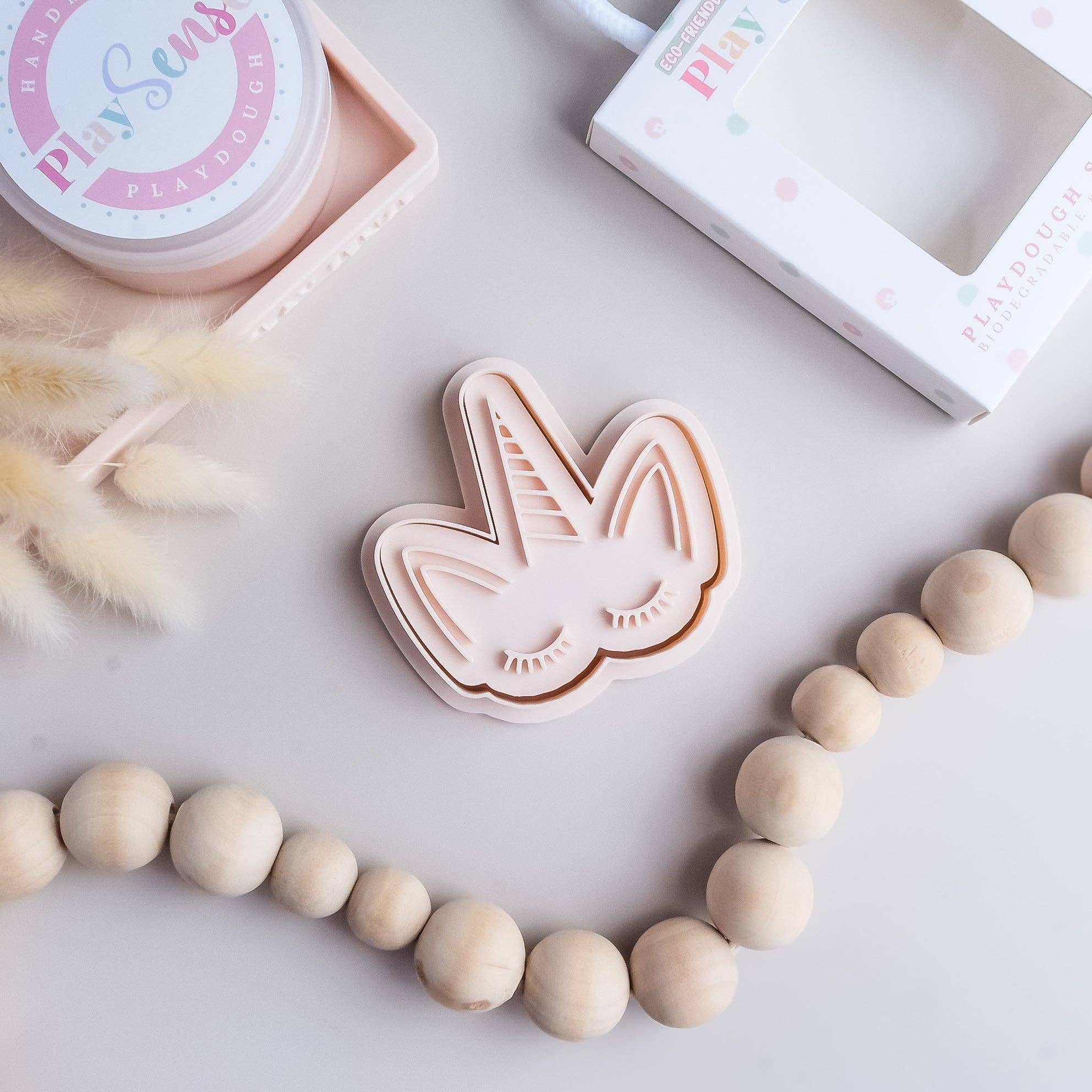 Play Sense | Eco Playdough Stamp - Unicorn Face