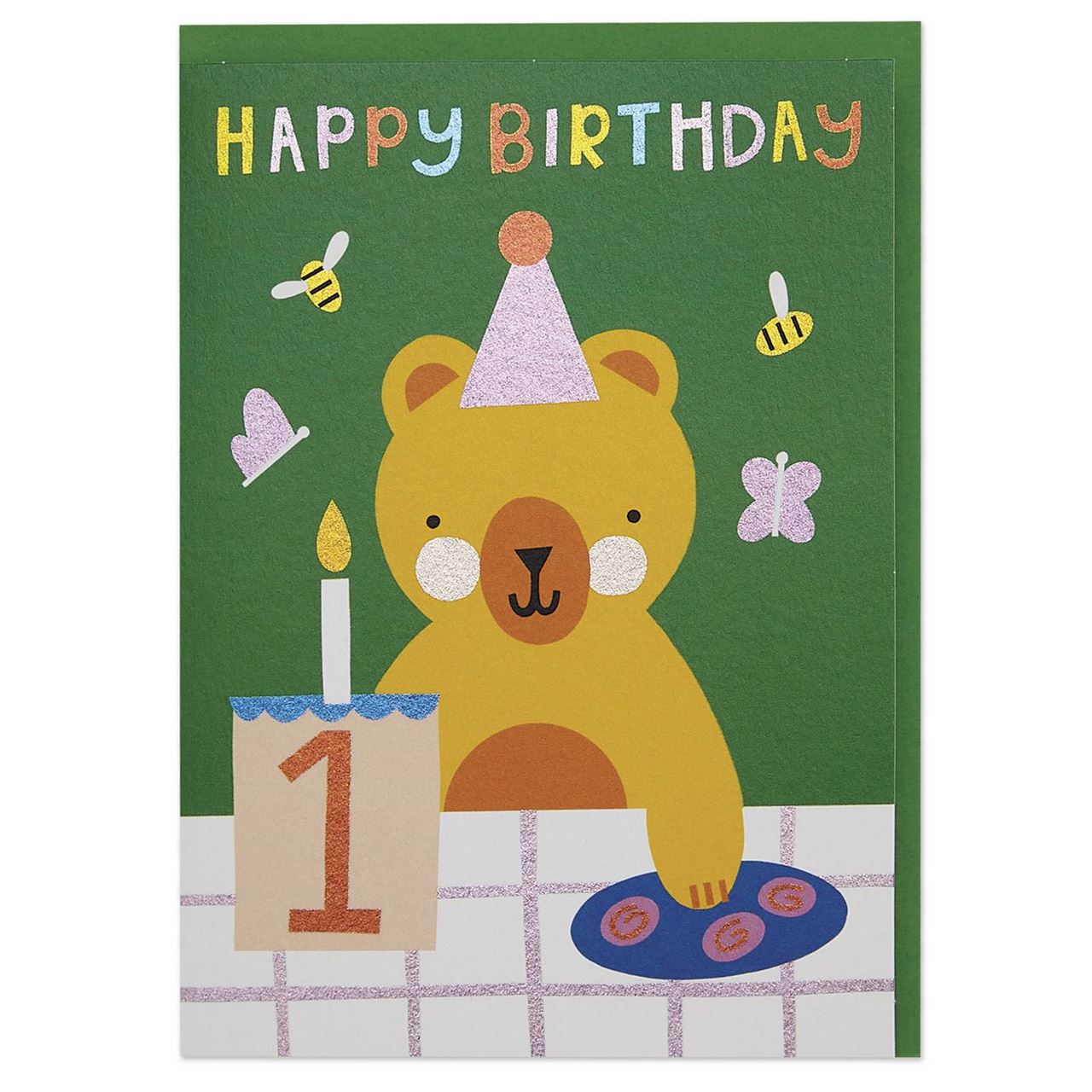 Birthday Card | Age 1 - Teddy Bear's Picnic