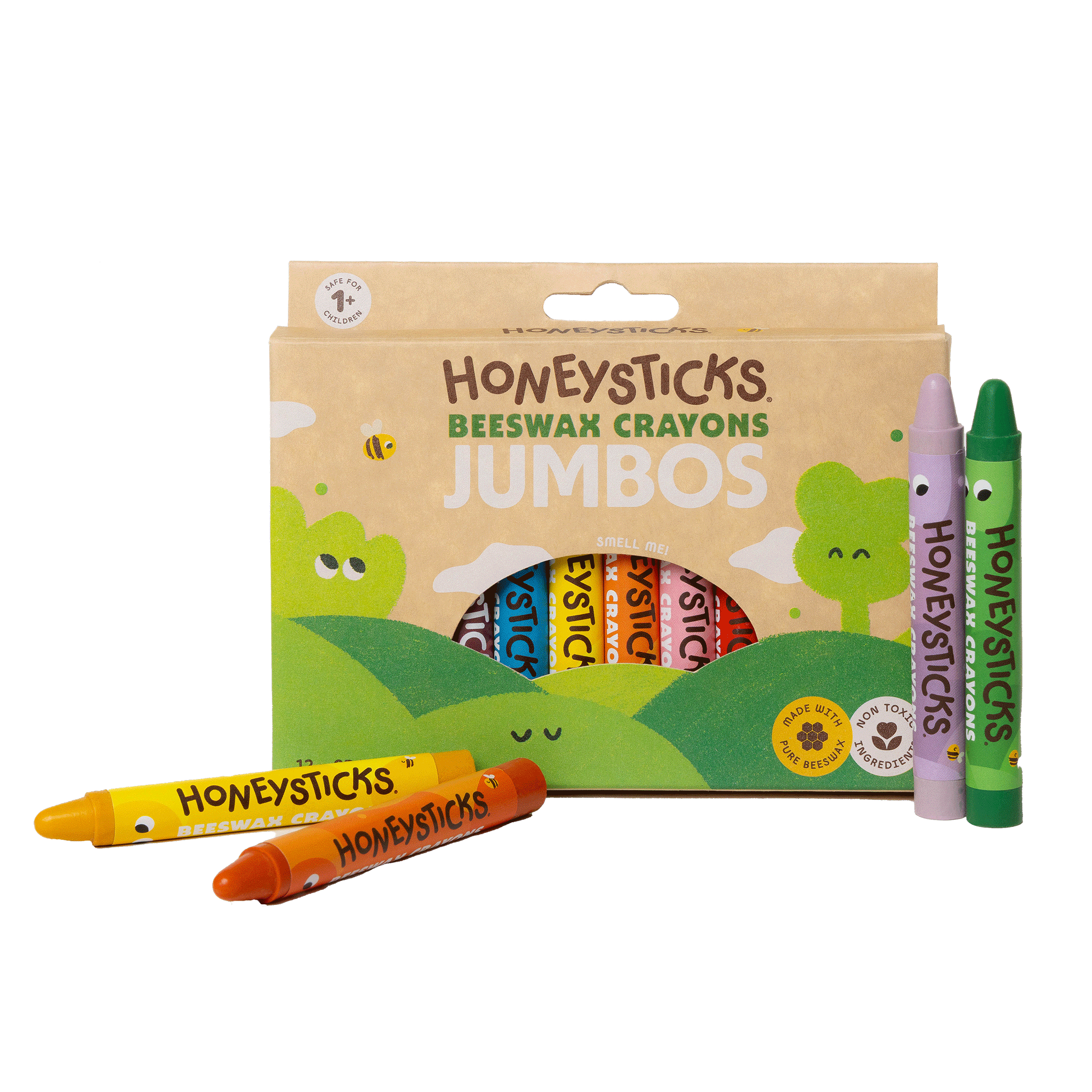 Honeysticks | Beeswax Crayons Jumbos - 12pk
