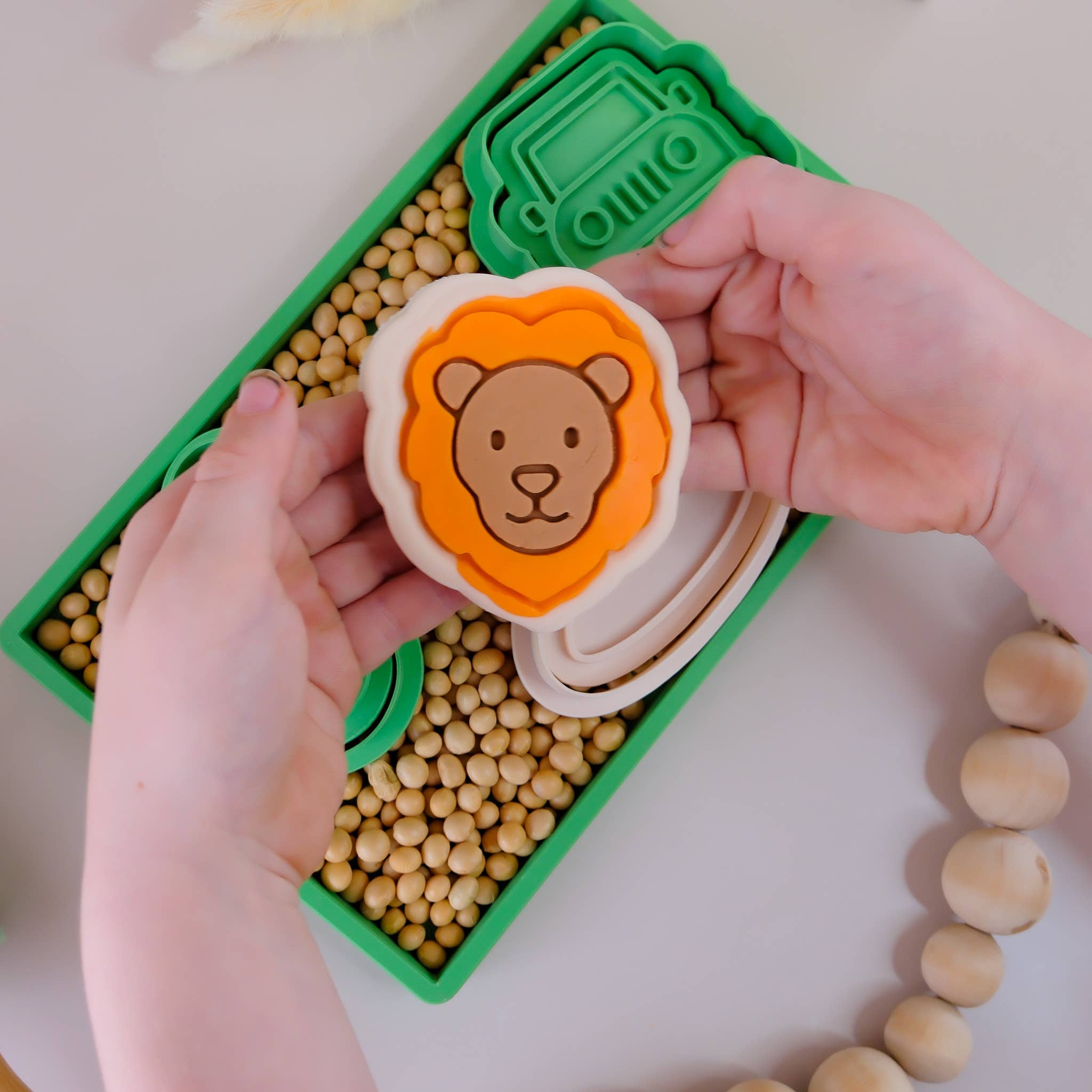 Play Sense | Eco Playdough Stamp - Safari Lion