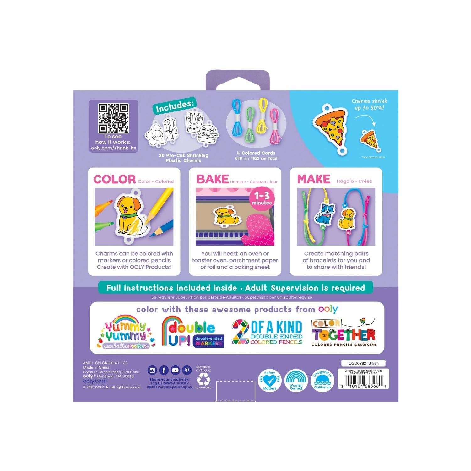 Ooly | Shrink-Its! DIY Shrink Art Kit - BFF