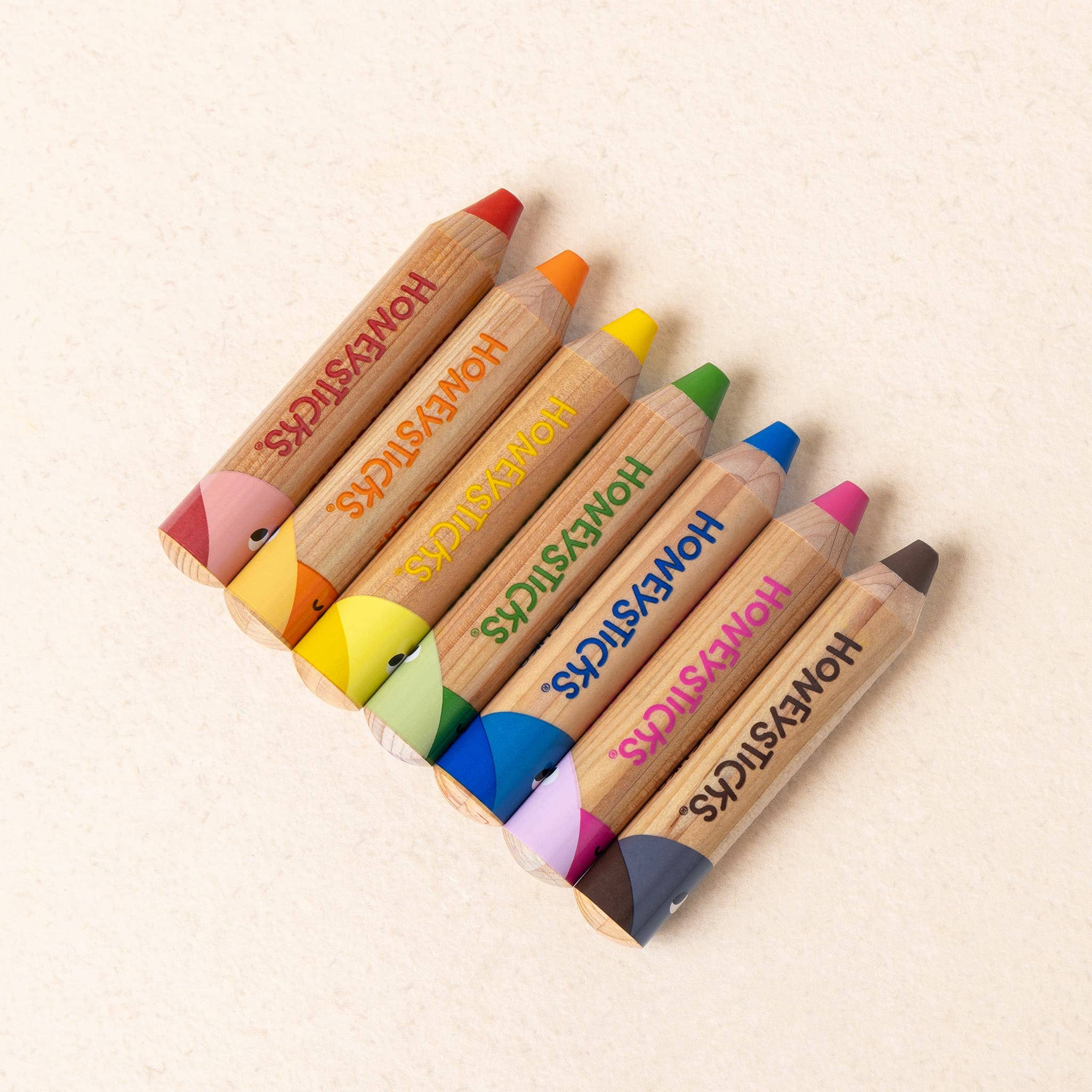 Honeysticks | Magic 3-in-1 Beeswax Pencils Little Learners - 7pk