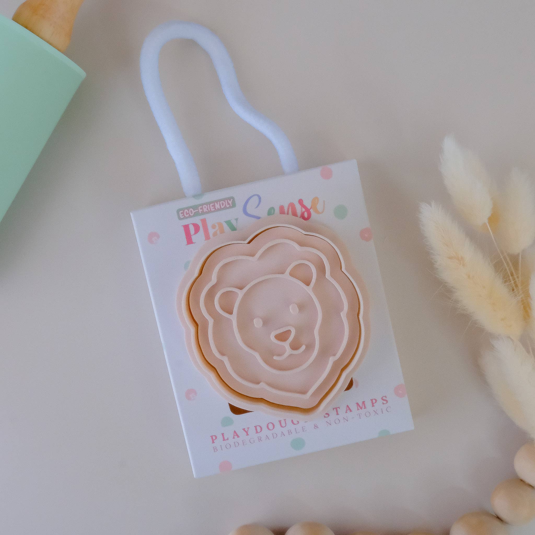 Play Sense | Eco Playdough Stamp - Safari Lion