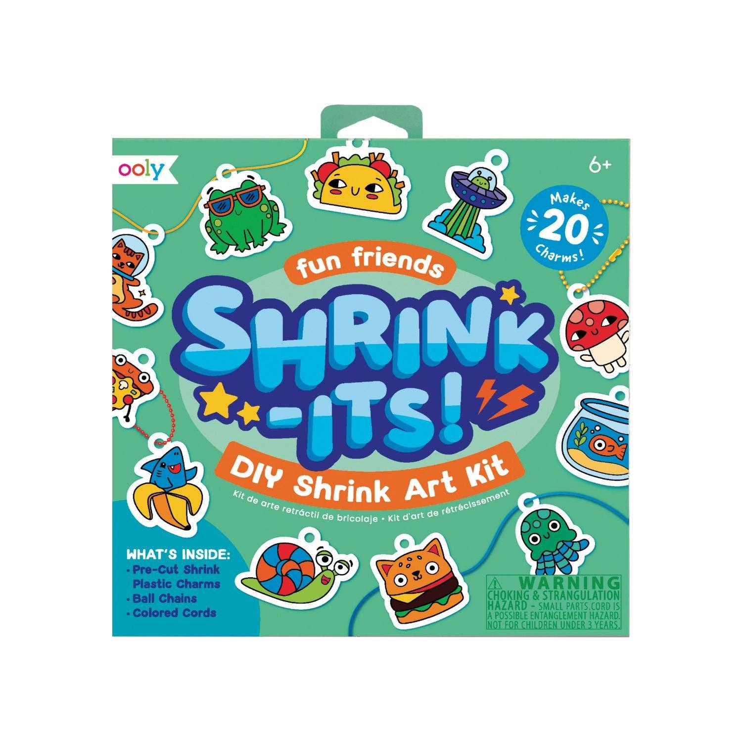 Ooly | Shrink-Its! D.I.Y. Shrink Art Kit - Fun Friends