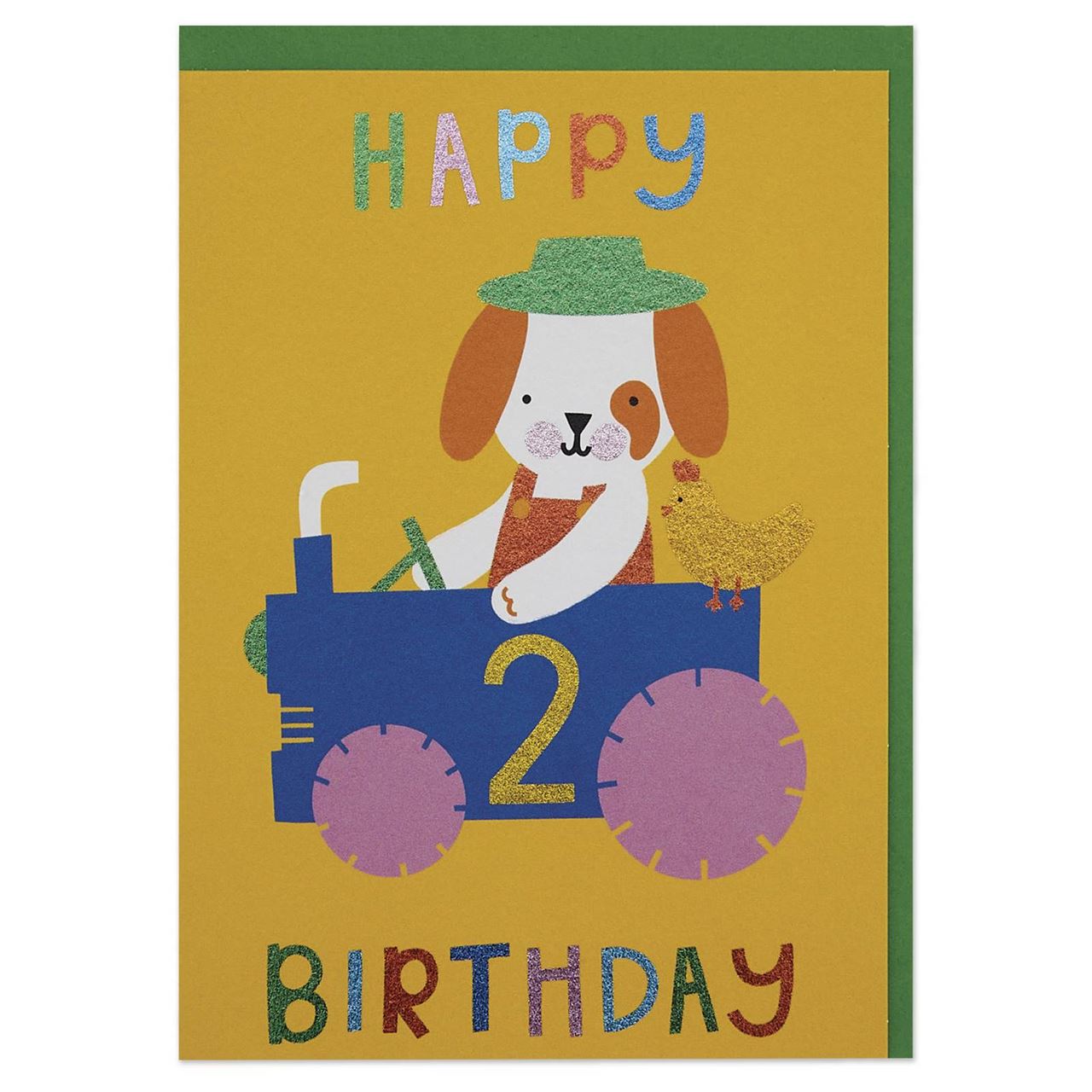 Birthday Card | Age 2 - Farmer Dog