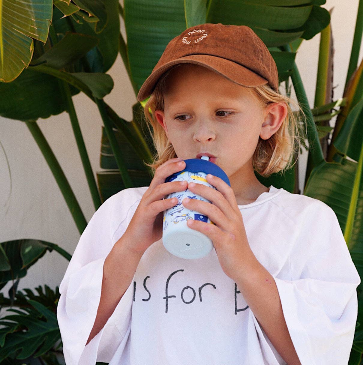 Chino Club | Rad Times - Mini Smoothie Cup & Straw 200ml