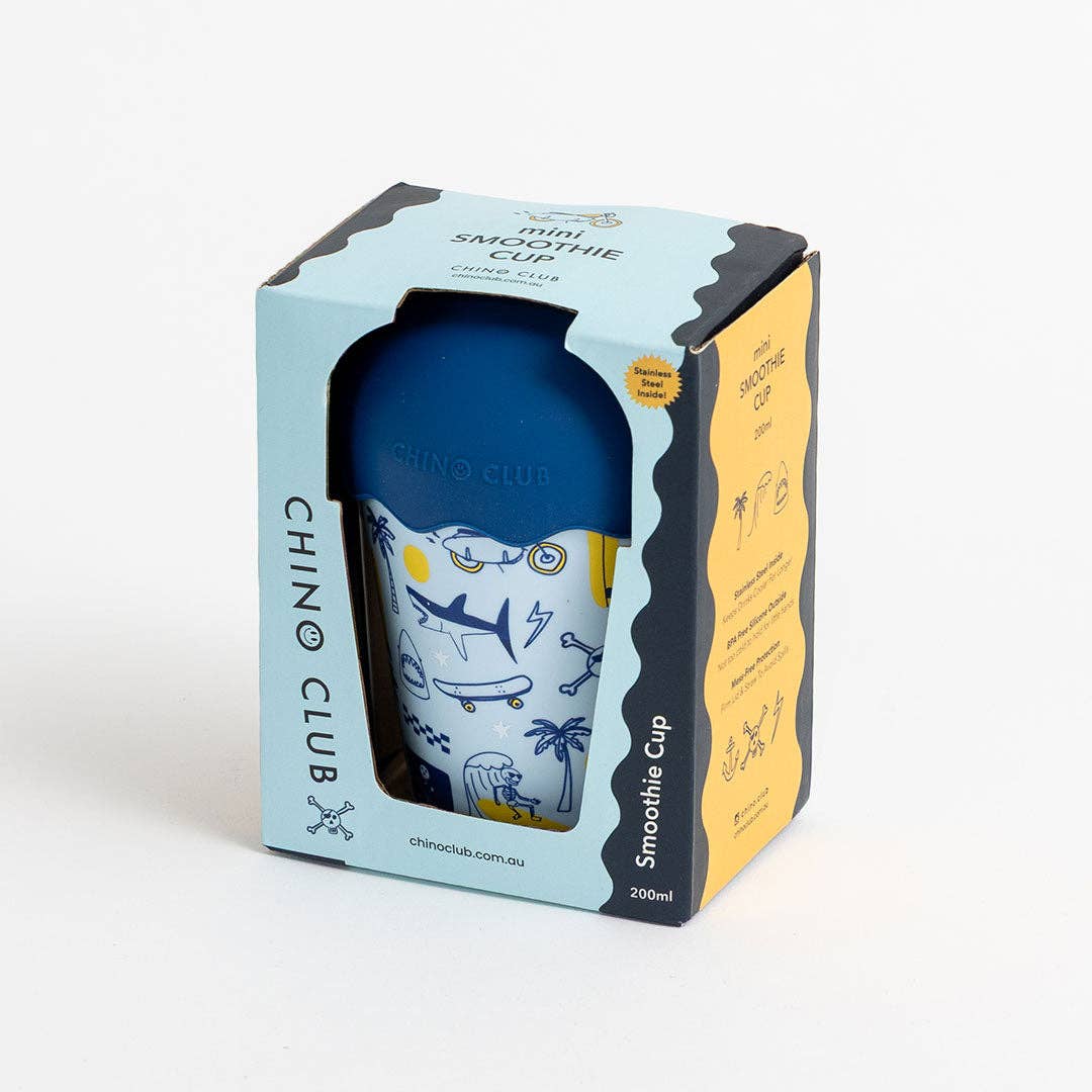 Chino Club | Rad Times - Mini Smoothie Cup & Straw 200ml