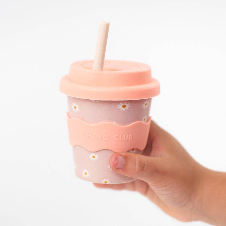 Chino Club | Pink Daisy - Babychino Cup 4oz