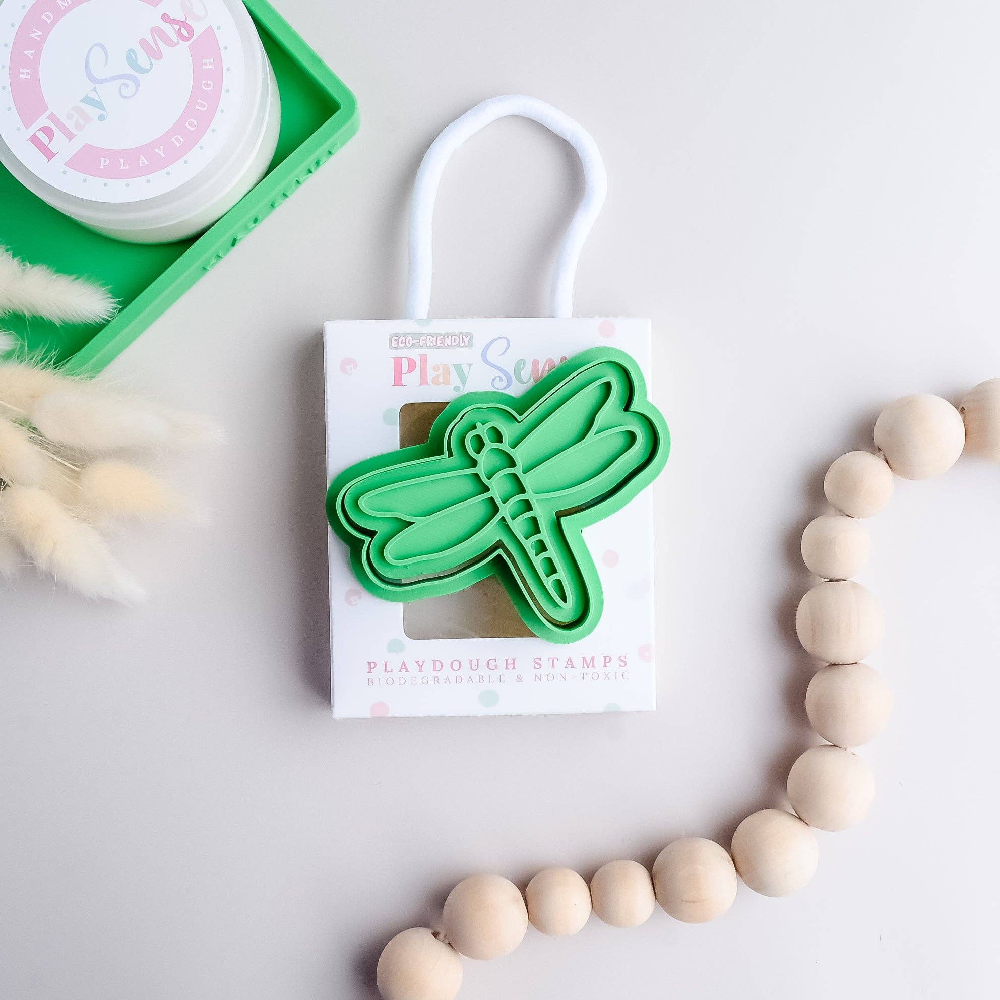 Play Sense | Eco Playdough Stamp - Dragon Fly