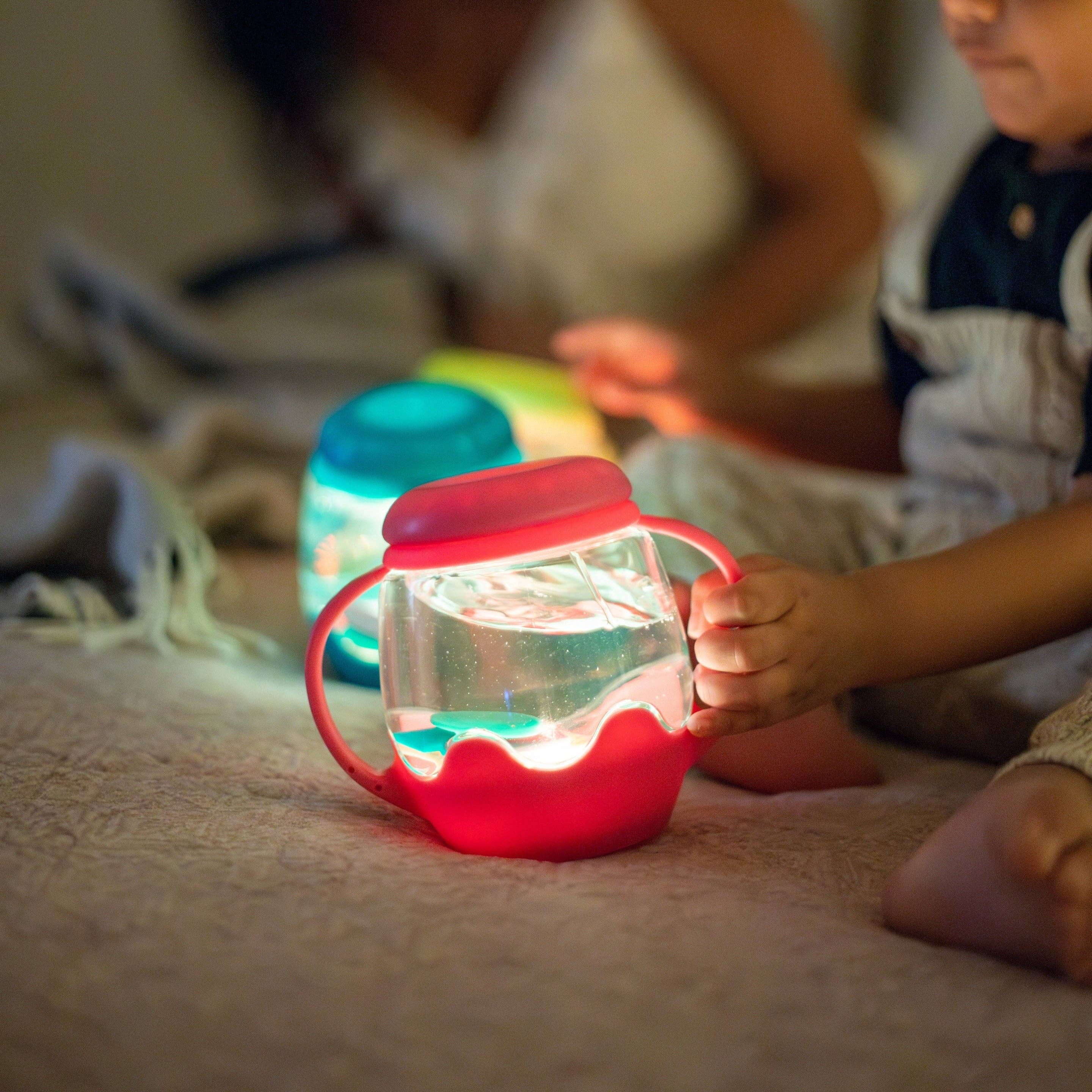 Glo Pals | Mini Sensory Play Jar - Pink