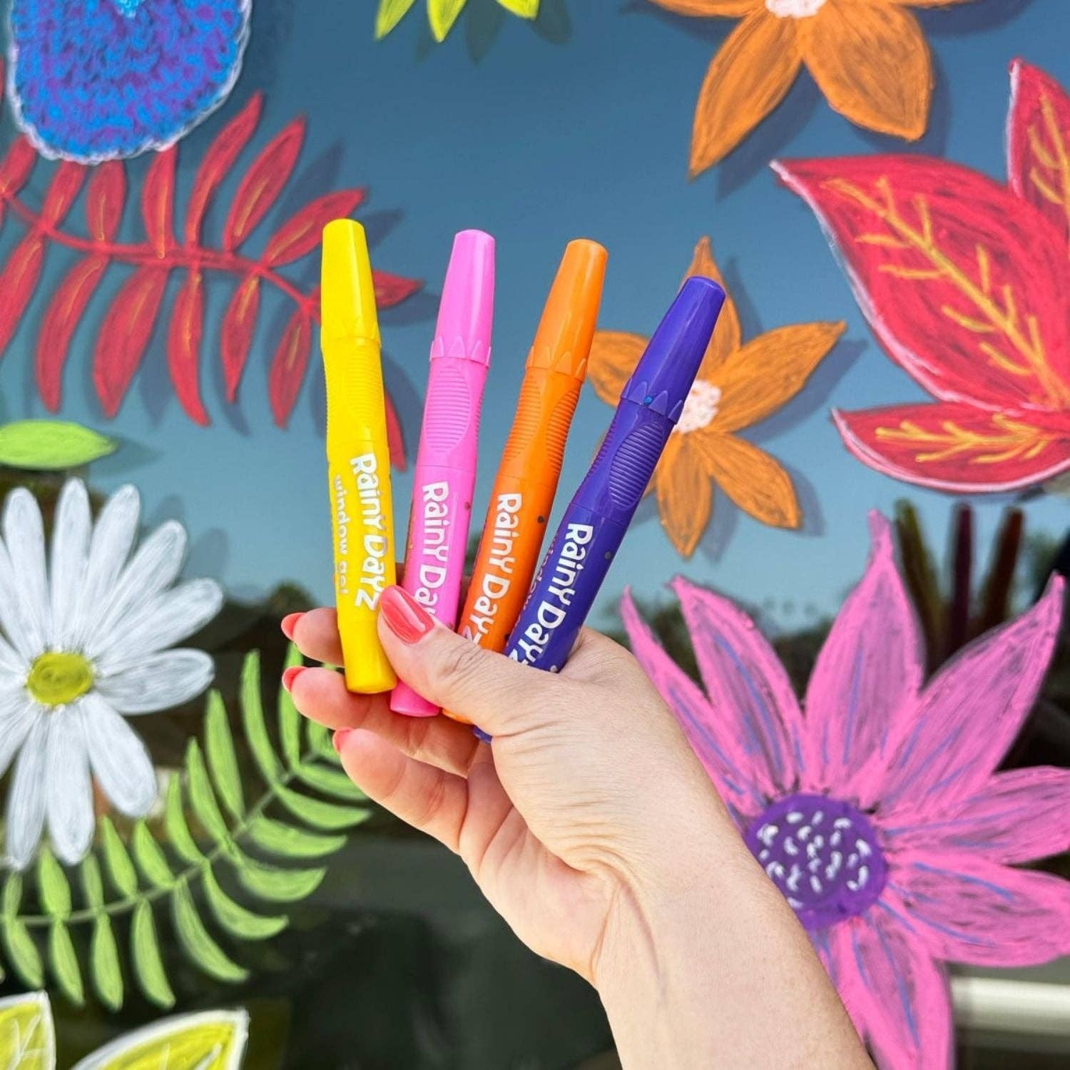 Ooly | Rainy Dayz Window Gel Crayons - Set of 10